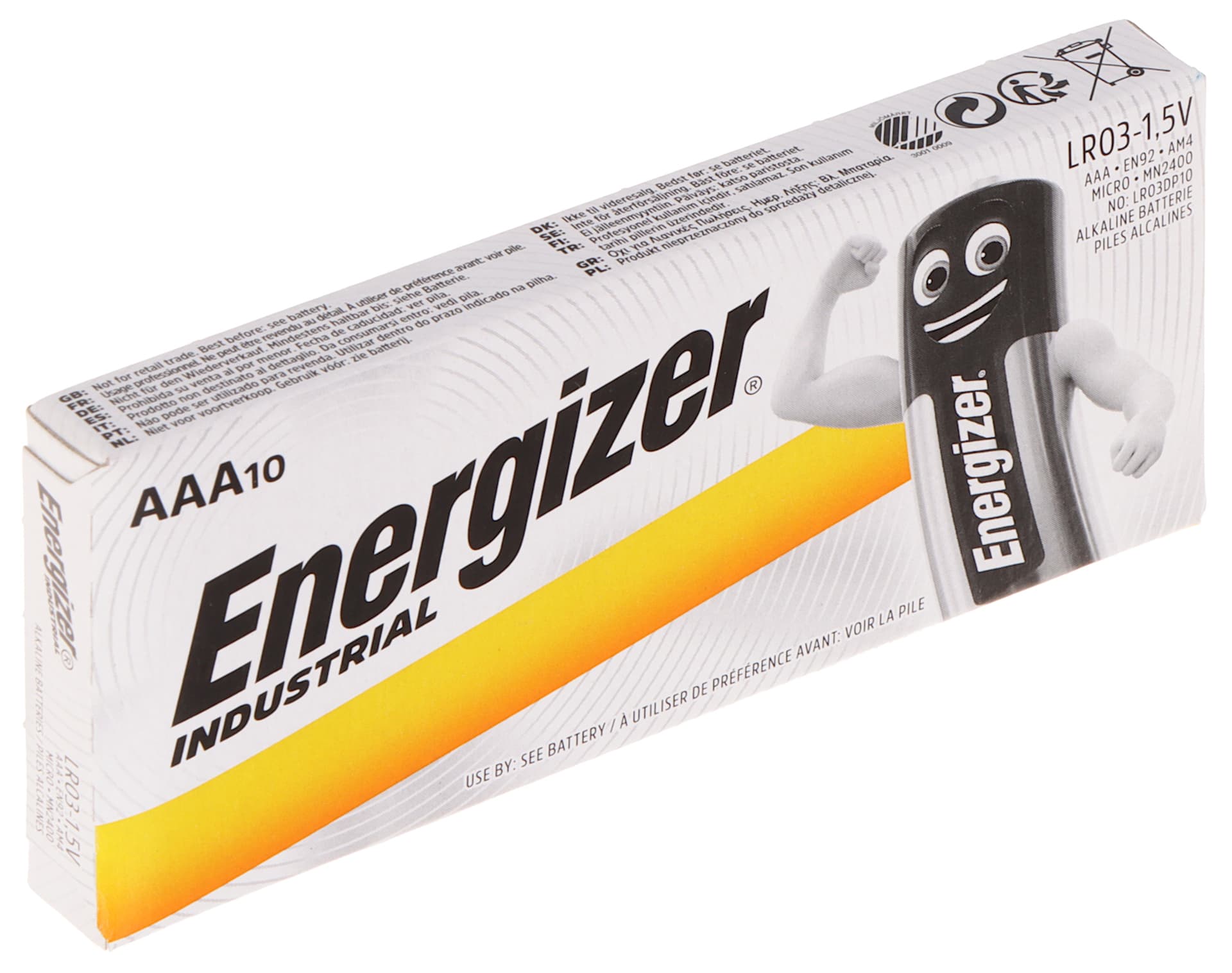 

BATERIA ALKALICZNA BAT-AAA/E*P10 1.5 V LR03 ENERGIZER