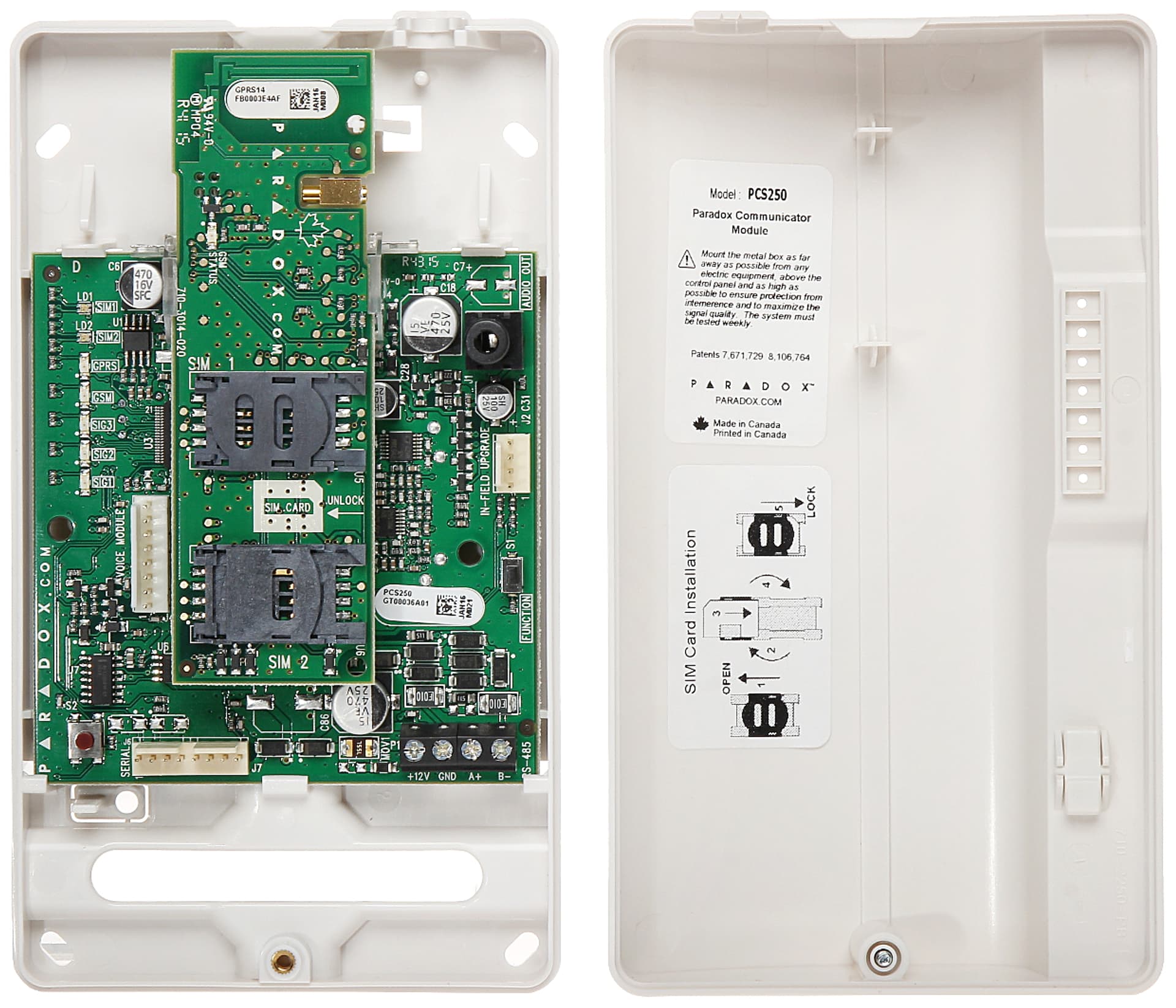 

MODUŁ KOMUNIKACYJNY GSM PCS-250 PARADOX