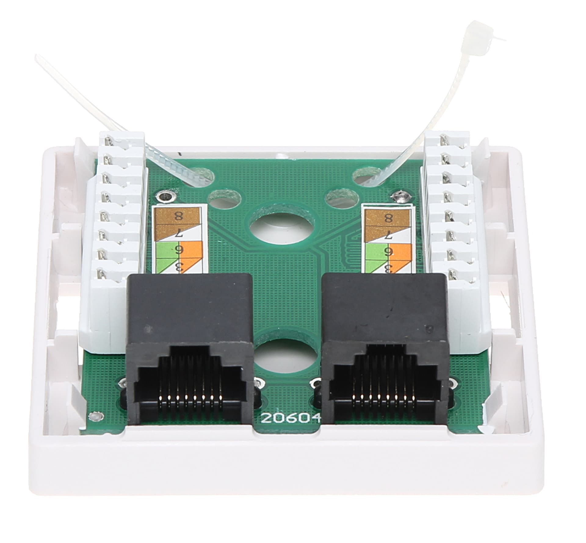 

GNIAZDO KOŃCOWE RJ45-2G2 PODWÓJNE