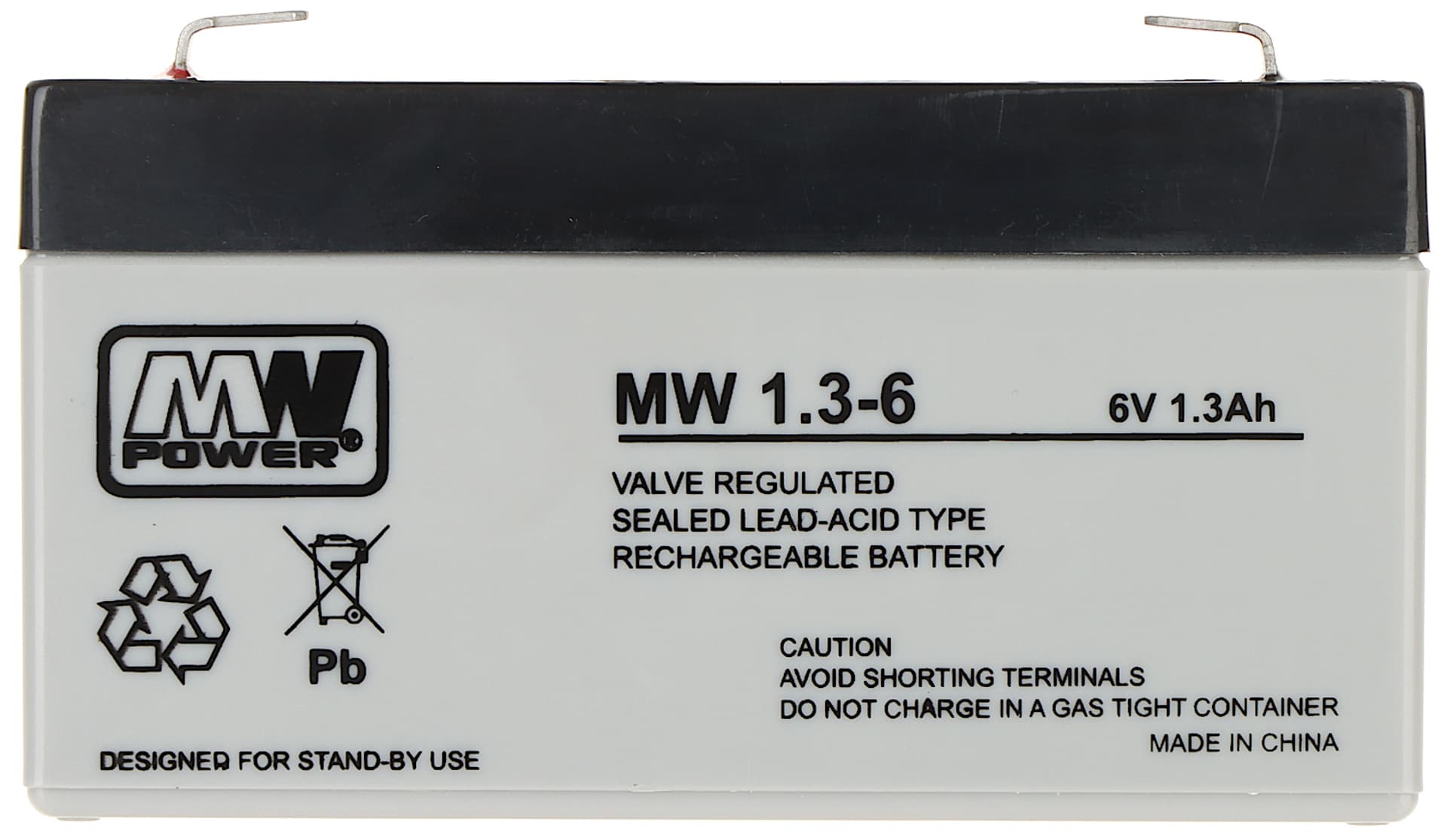 

AKUMULATOR 6V/1.3AH-MW