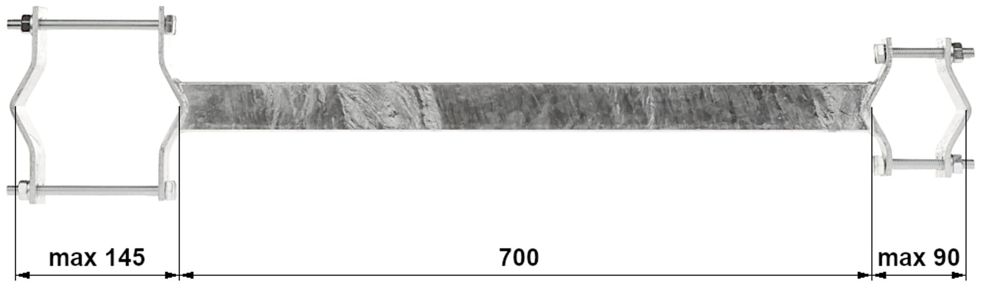 

OBEJMA DYSTANSOWA OR-70R90-150