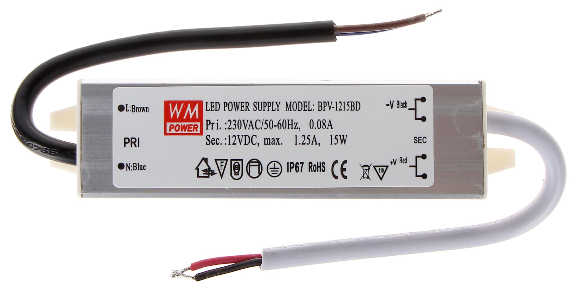 

ZASILACZ IMPULSOWY 12V/1.25A-LED