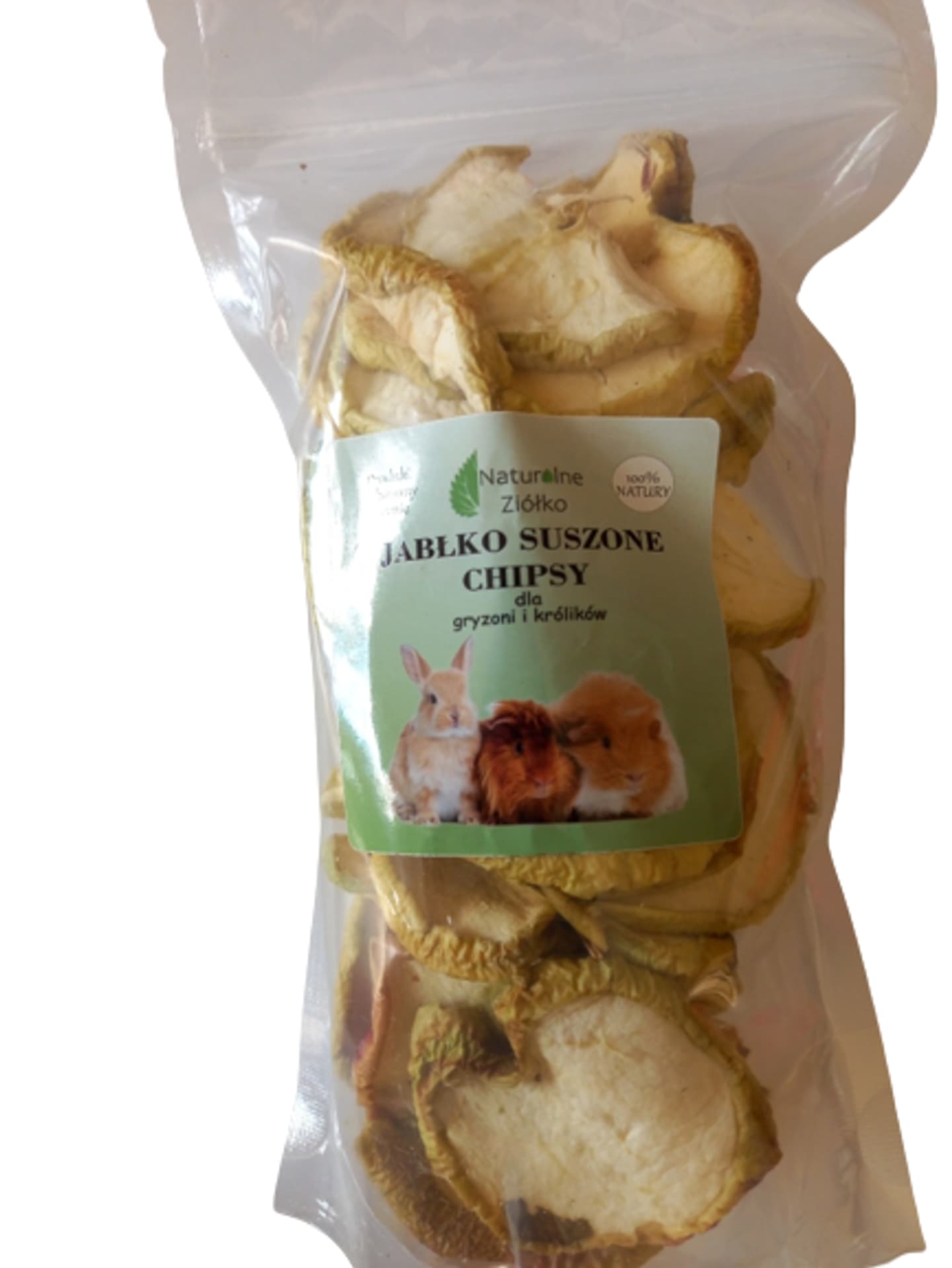 

NATURALNE ZIÓŁKO Jabłko suszone chipsy 100g