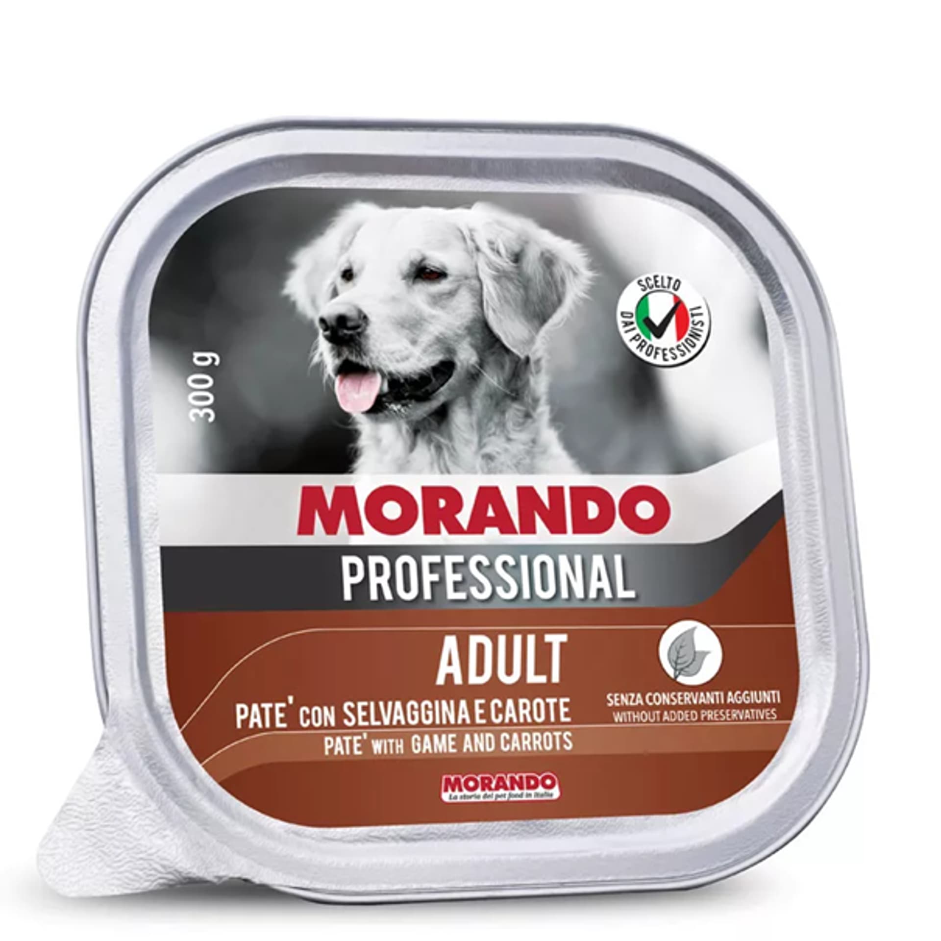 

MORANDO PRO PIES Pasztet z dziczyzną i marchewką tacka 300g