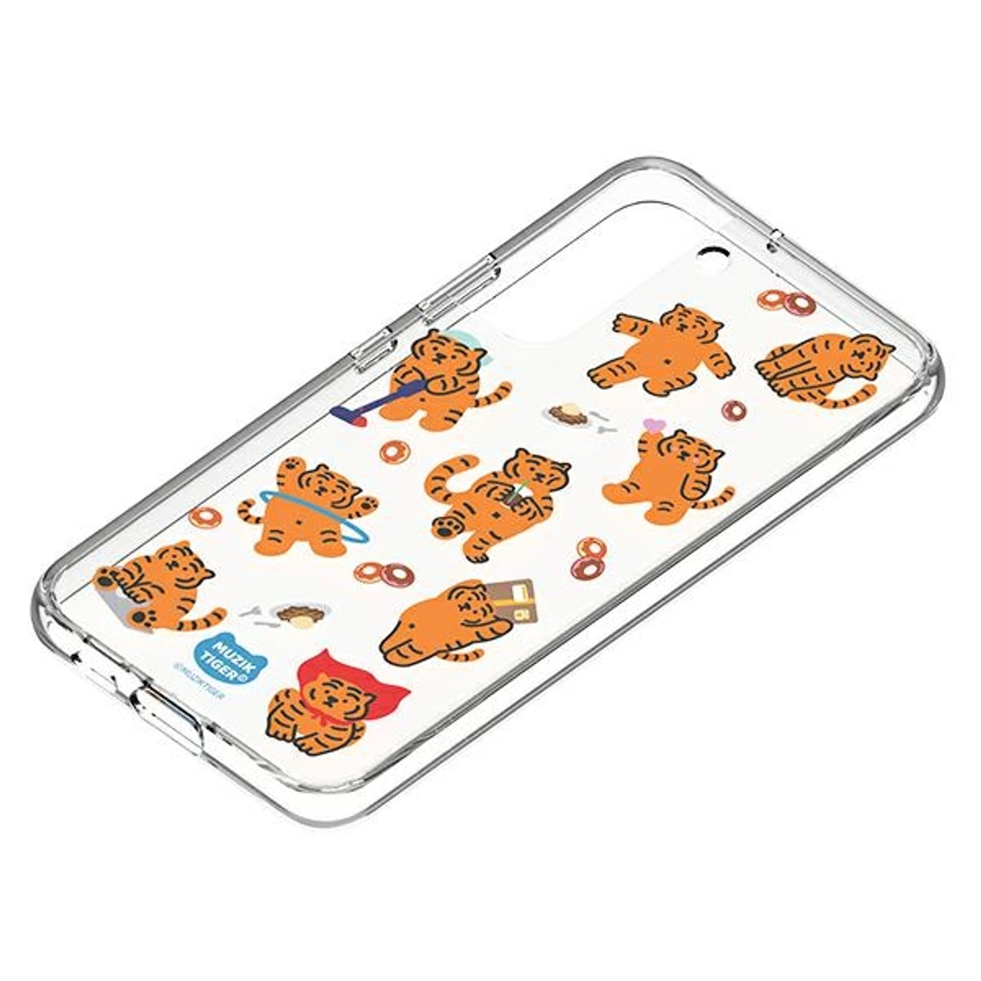 

Panel Samsung GP-TOU021HONOW do etui Frame Cover do Galaxy S22 Muzik Tiger biały/white