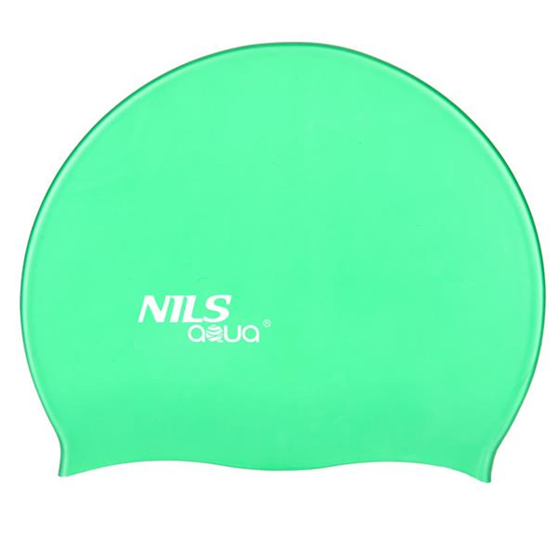 

JEDNOKOLOROWY SH74 CIEMNOZIELONY CZEPEK SILIKONOWY NILS AQUA