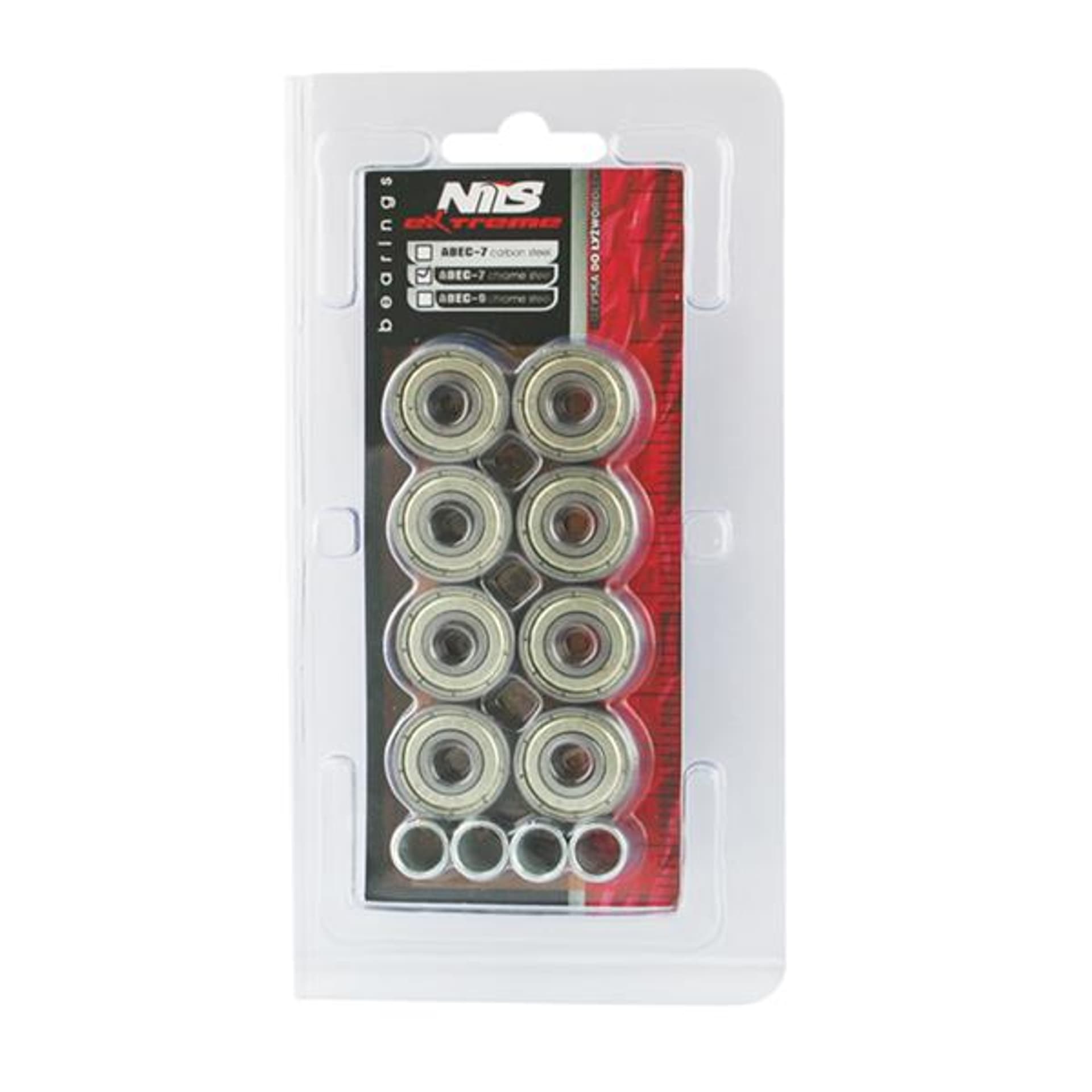 

ABEC-7 CHROME ŁOŻYSKA (8 szt.) NILS EXTREME, 8 szt.) nils extrem