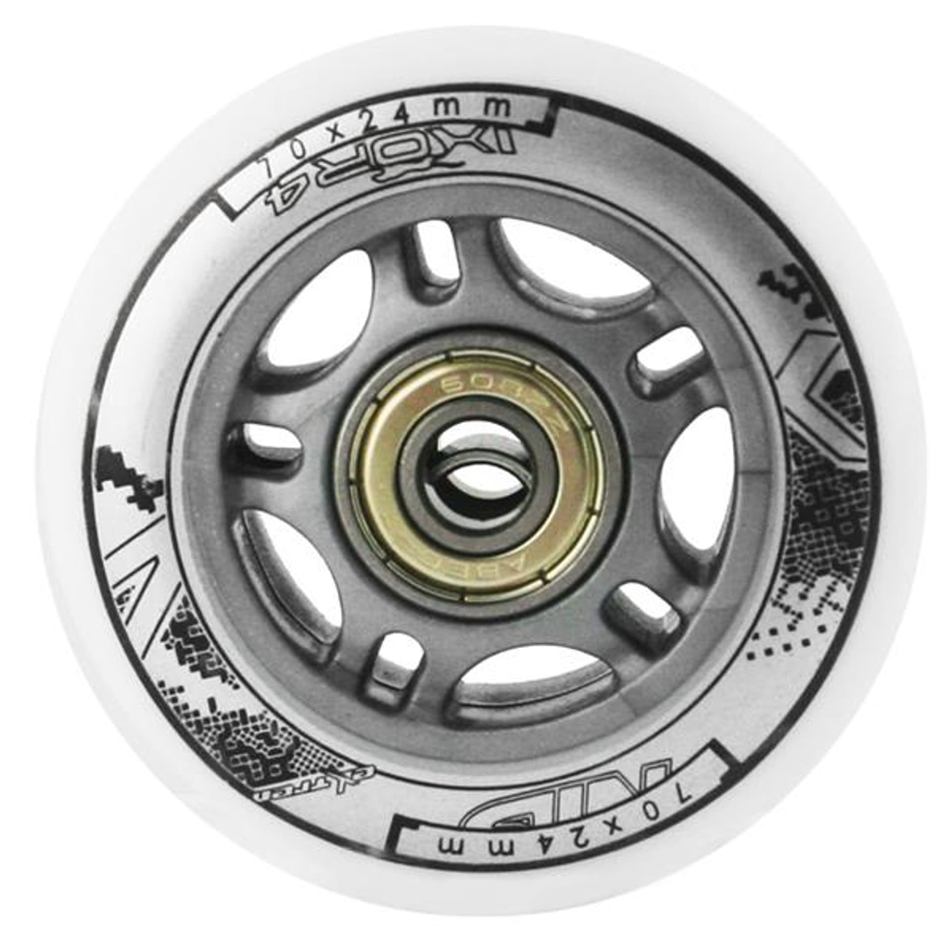 

PU 70x24 82A BIAŁE (4 szt.) + ABEC-7 (8 szt.) ZESTAW NILS EXTREME, 8 szt.) zestaw nils extrem