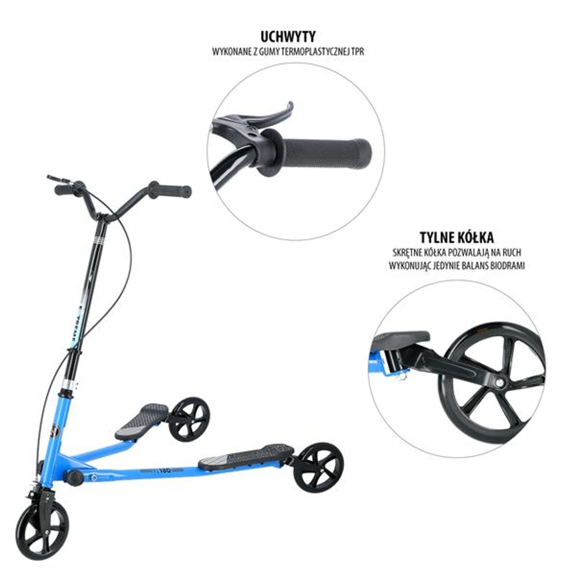 

FL180 BLACK-BLUE FLIKER HULAJNOGA NILS EXTREME