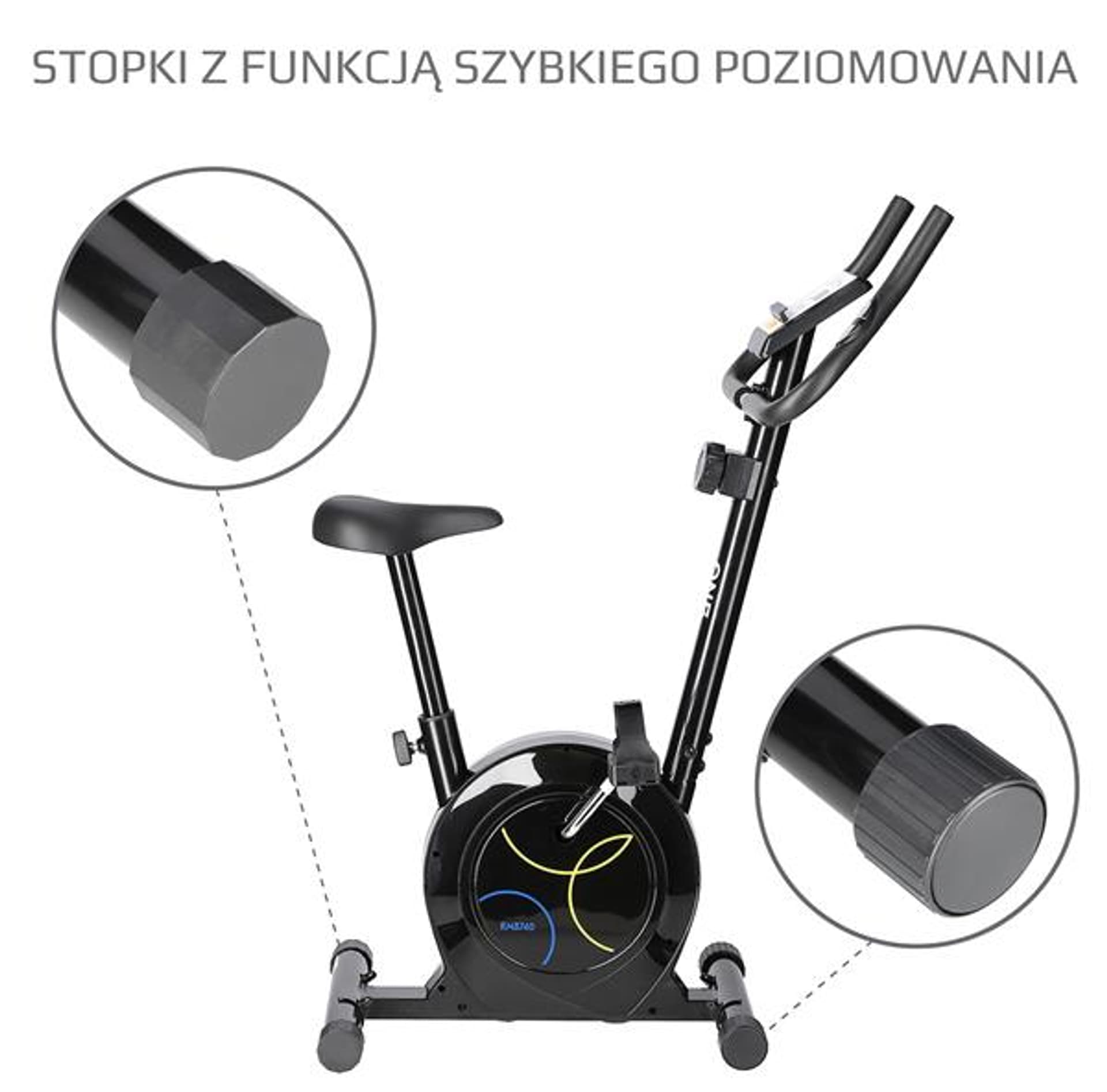 

RM8740 BLACK ROWER MAGNETYCZNY ONE FITNESS