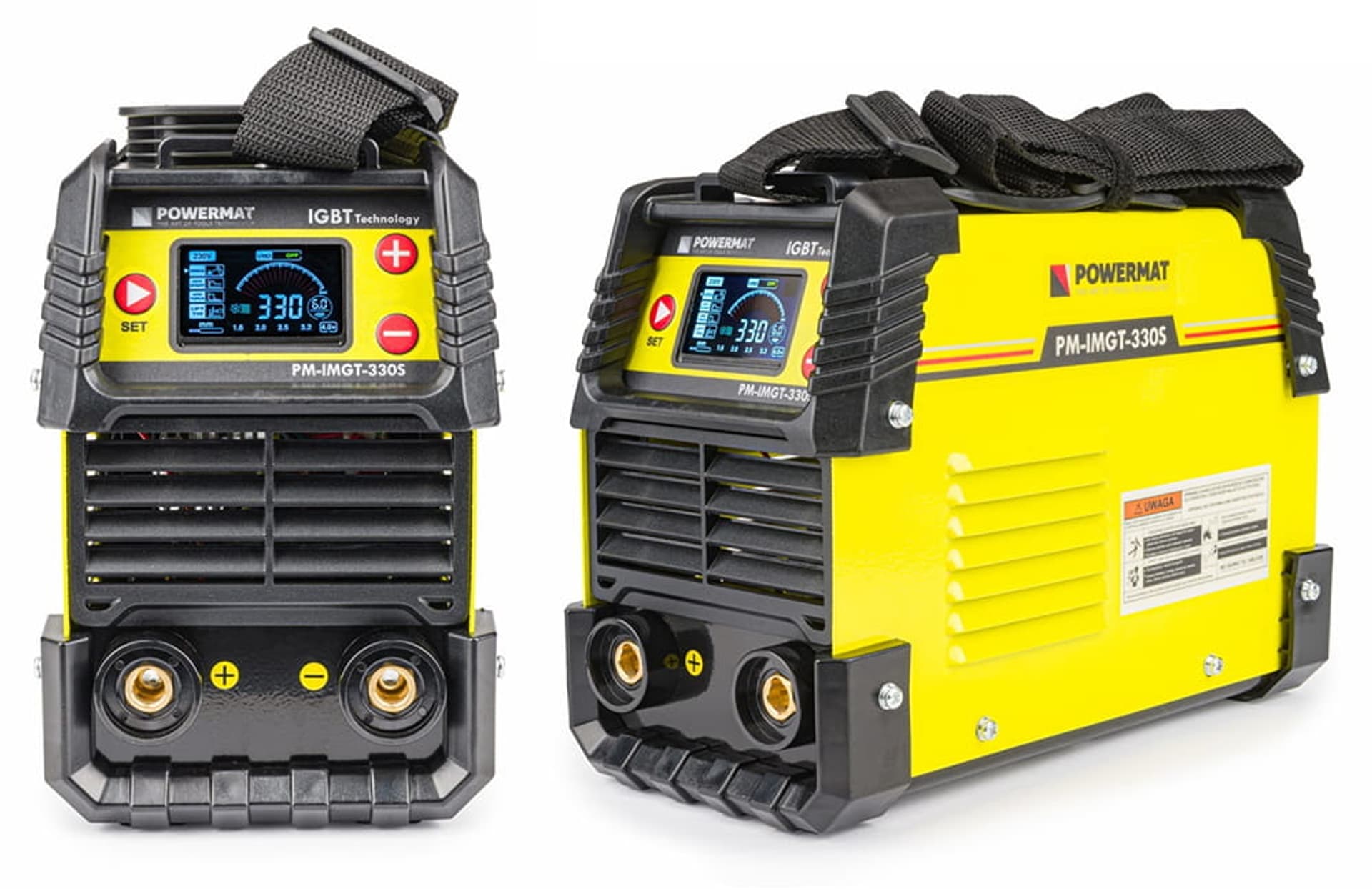 

Spawarka inwertorowa 330A IGBT z LCD Powermat