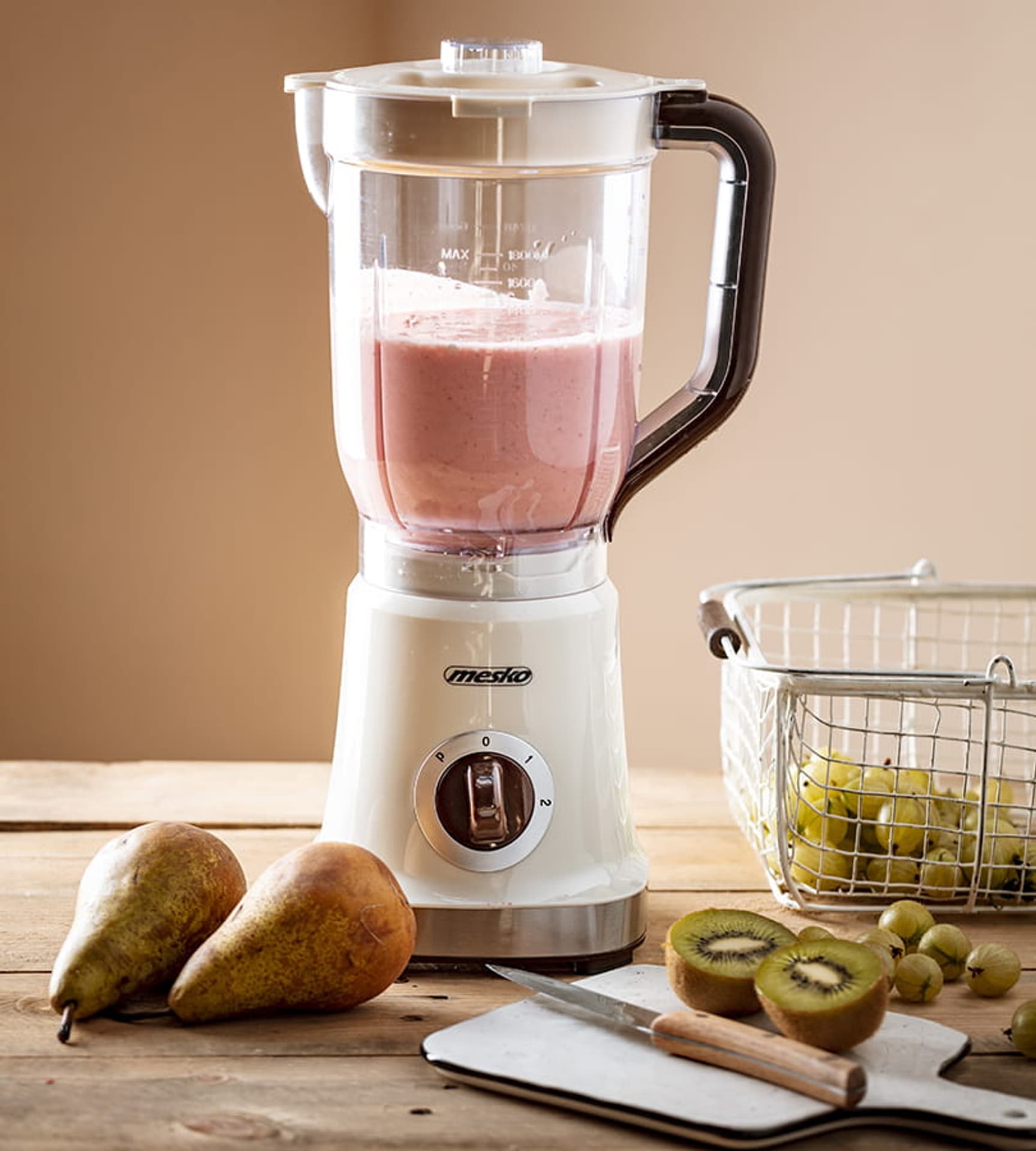

Blender kielichowy 1000W 1,8L Mesko smoothie beżowy MS 4079be