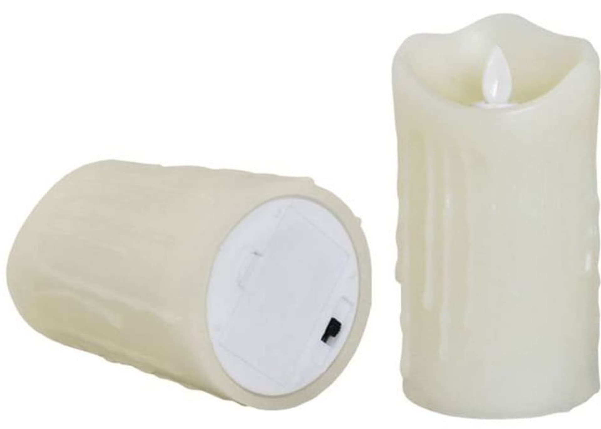 

Świeca woskowa LED śred. 7.5cm wysokość 10cm Biała LXSLED10