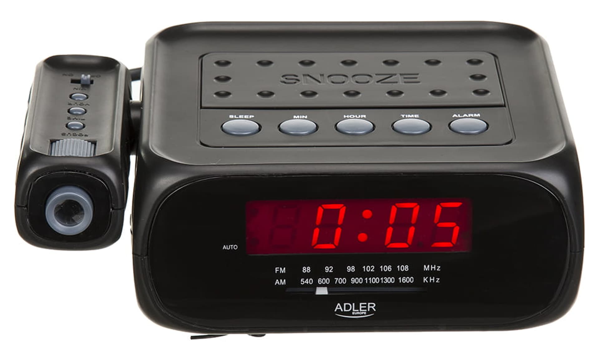 

Radiobudzik AM/FM z projektorem Adler AD 1120