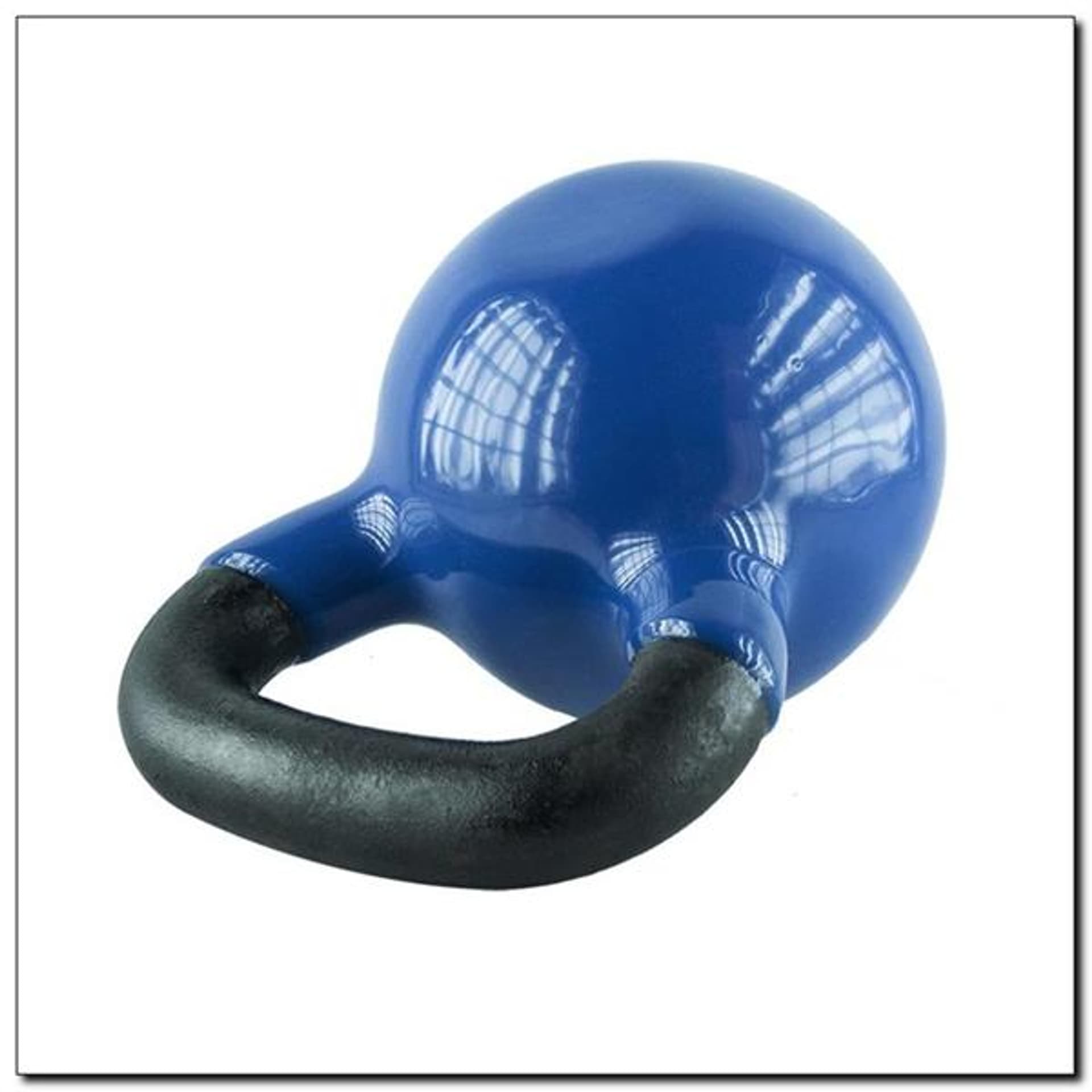 

KNV12 BLUE KETTLEBELL ŻELIWNY POKRYTY WINYLEM HMS