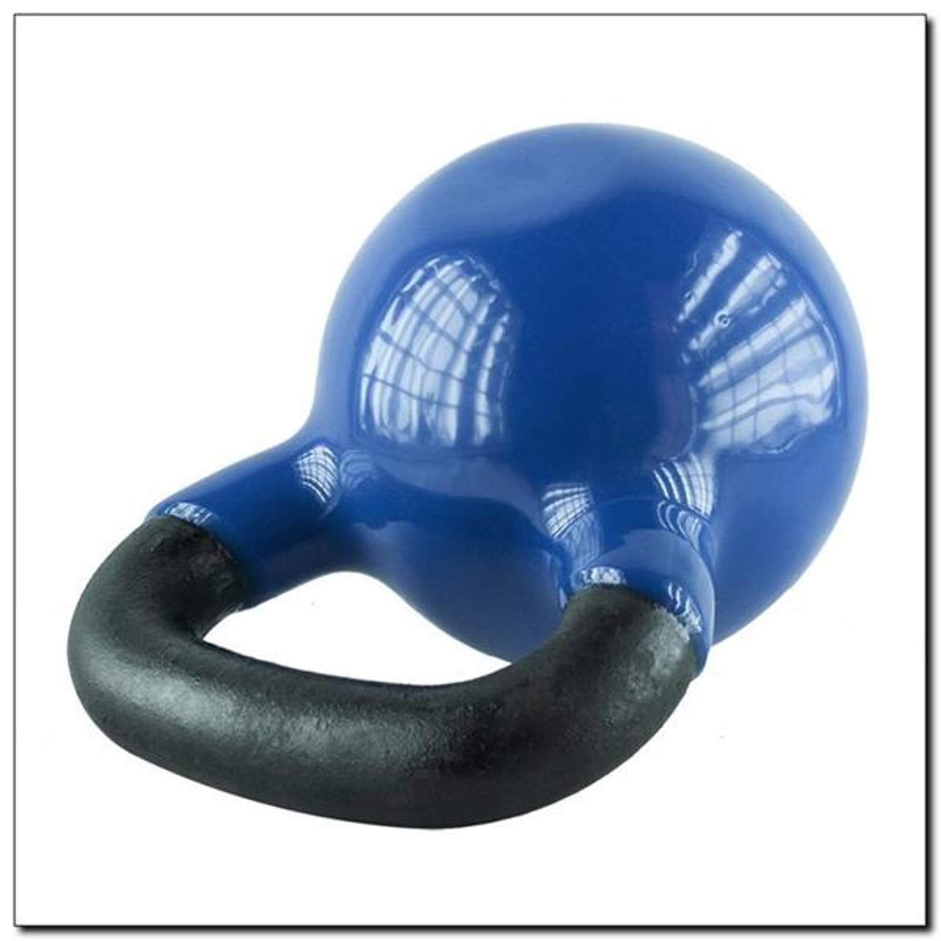 

KNV16 BLUE KETTLEBELL ŻELIWNY POKRYTY WINYLEM HMS