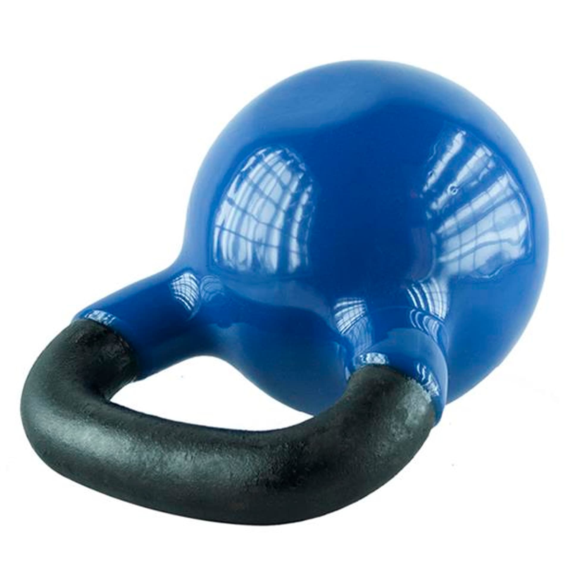 

KNV28 BLUE KETTLEBELL ŻELIWNY POKRYTY WINYLEM HMS