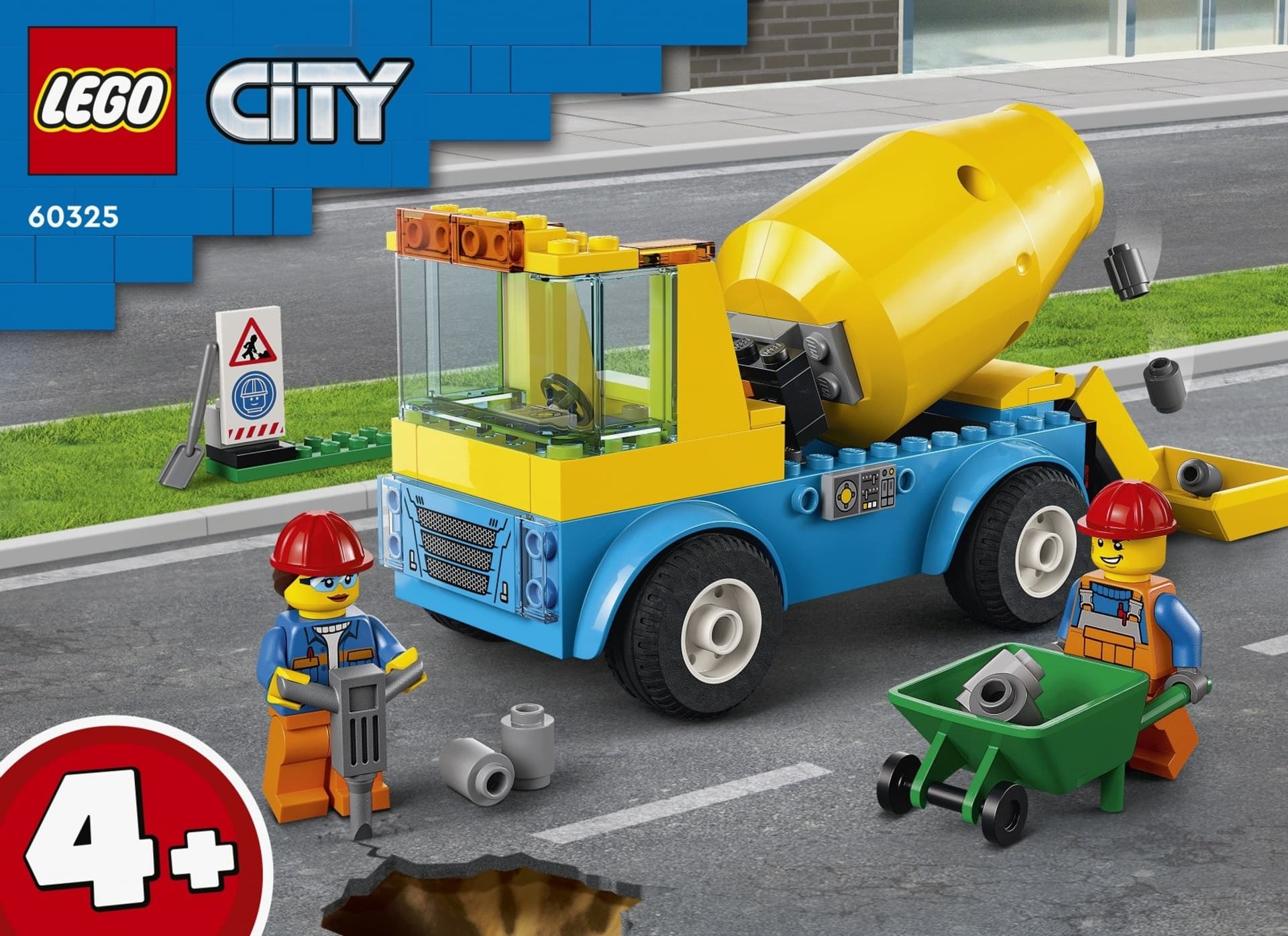 

Klocki City 60325 Ciężarówka z betoniarką