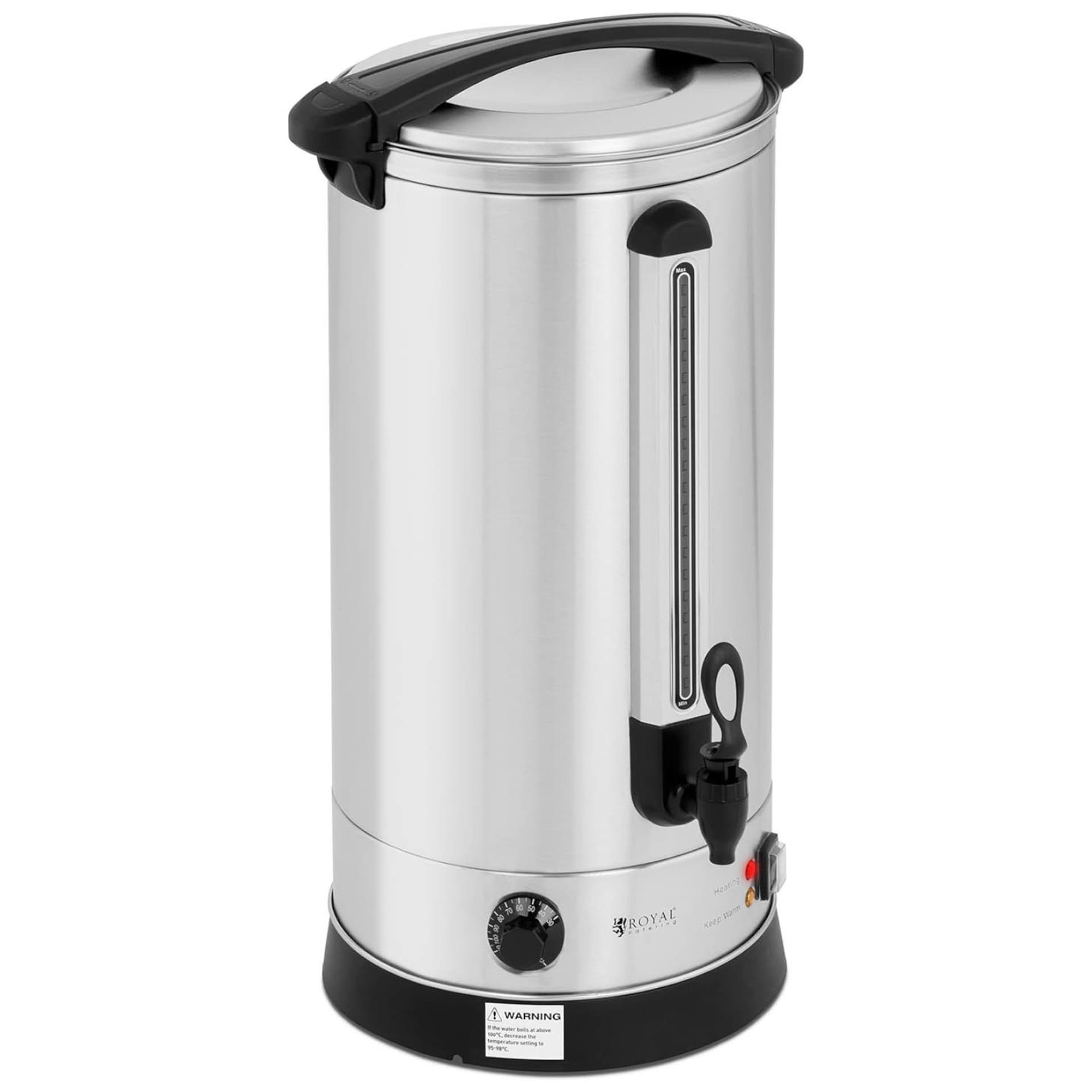 

Warnik podgrzewacz do wody grzańca podwójne ścianki stalowy 23.5L 2500 W