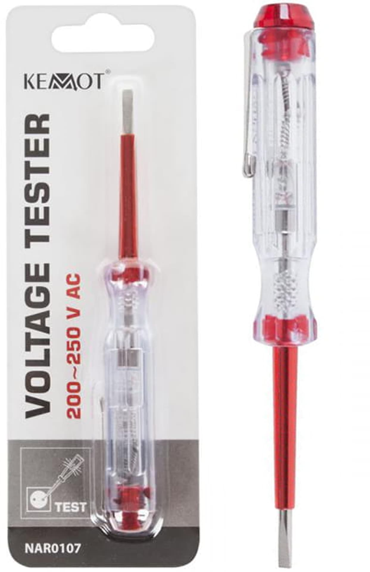 

Tester napięcia 200-250V, AC Próbówka NAR0107