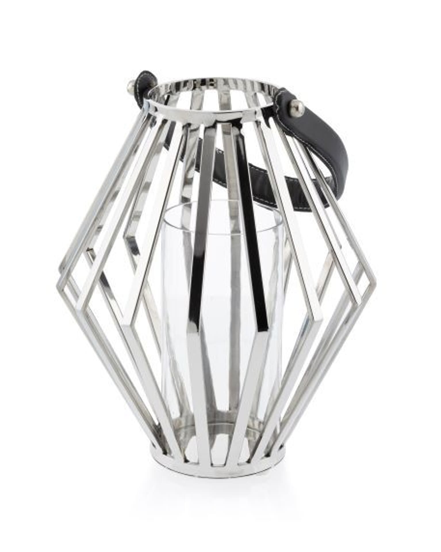 

Lampion geometryczny ze stali wys. 31 cm