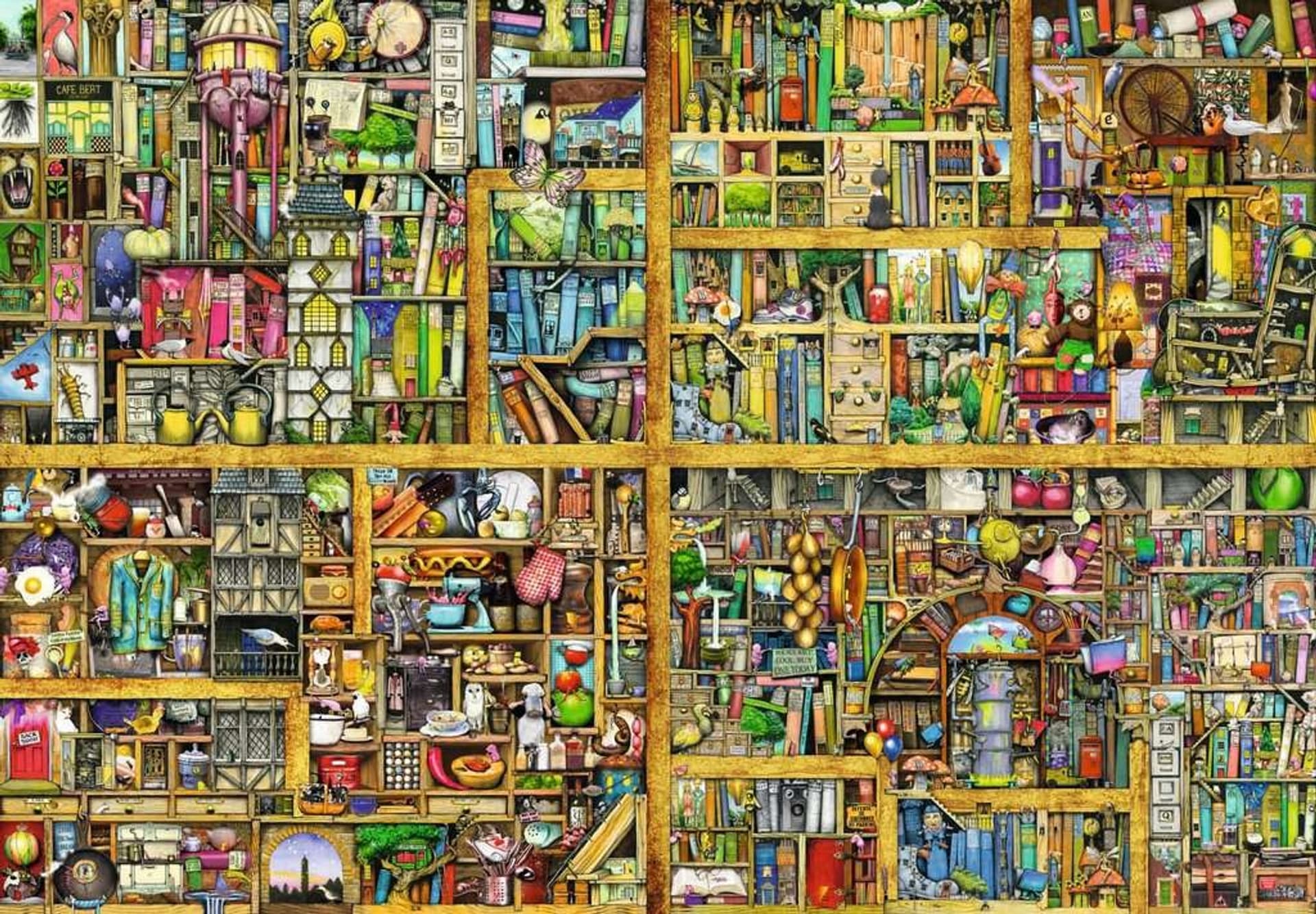 

Puzzle 18000 elementów Półka z ksiażkami XXL