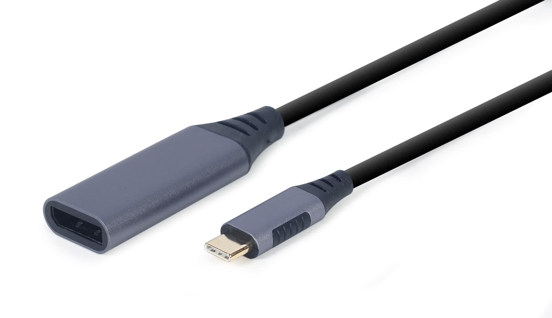 

GEMBIRD ADAPTER Z USB TYPE-C DO DISPLAYPORT NA KABLU SZARY