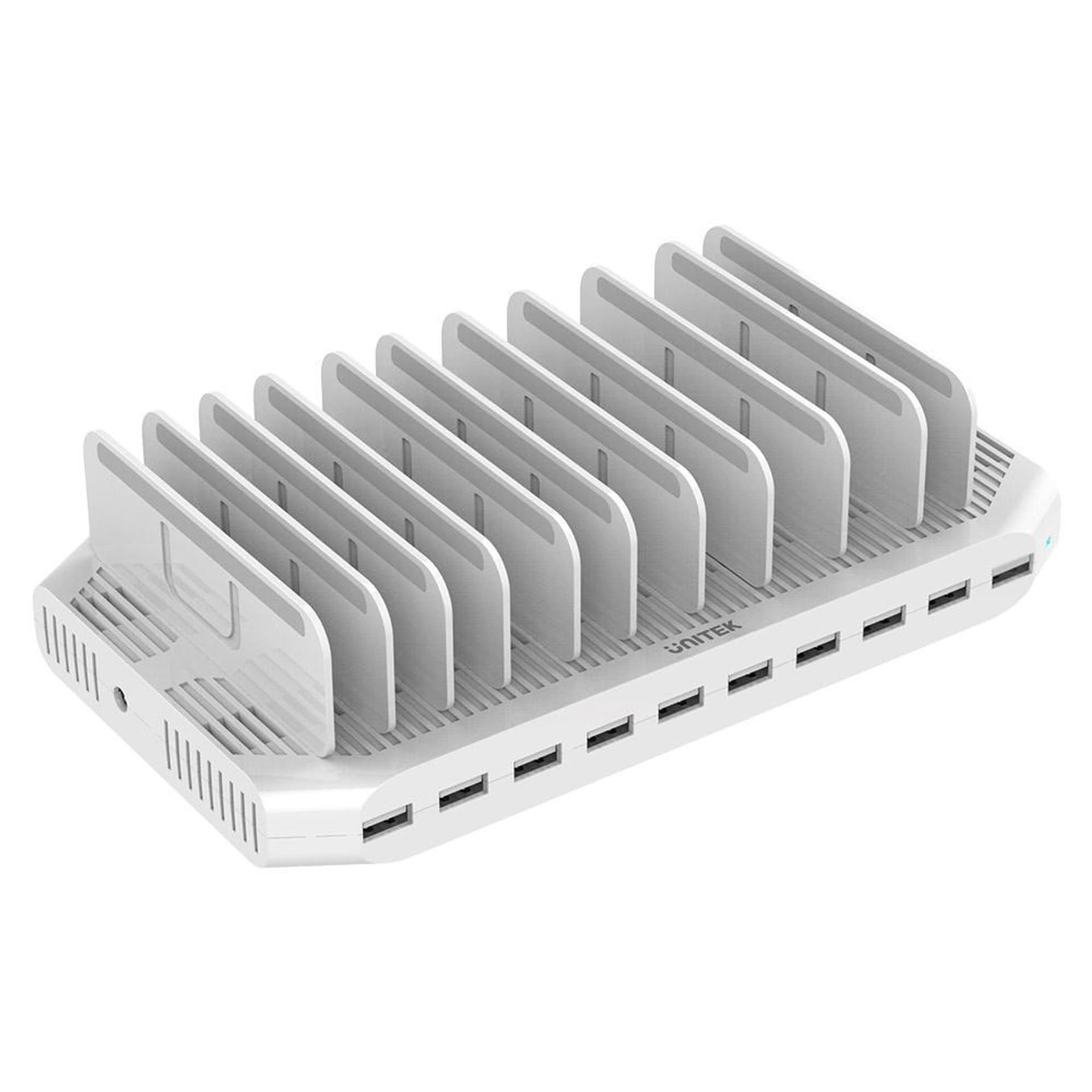 

UNITEK STACJA ŁADUJĄCA 10X USB 2,4A 96W, Y-2172