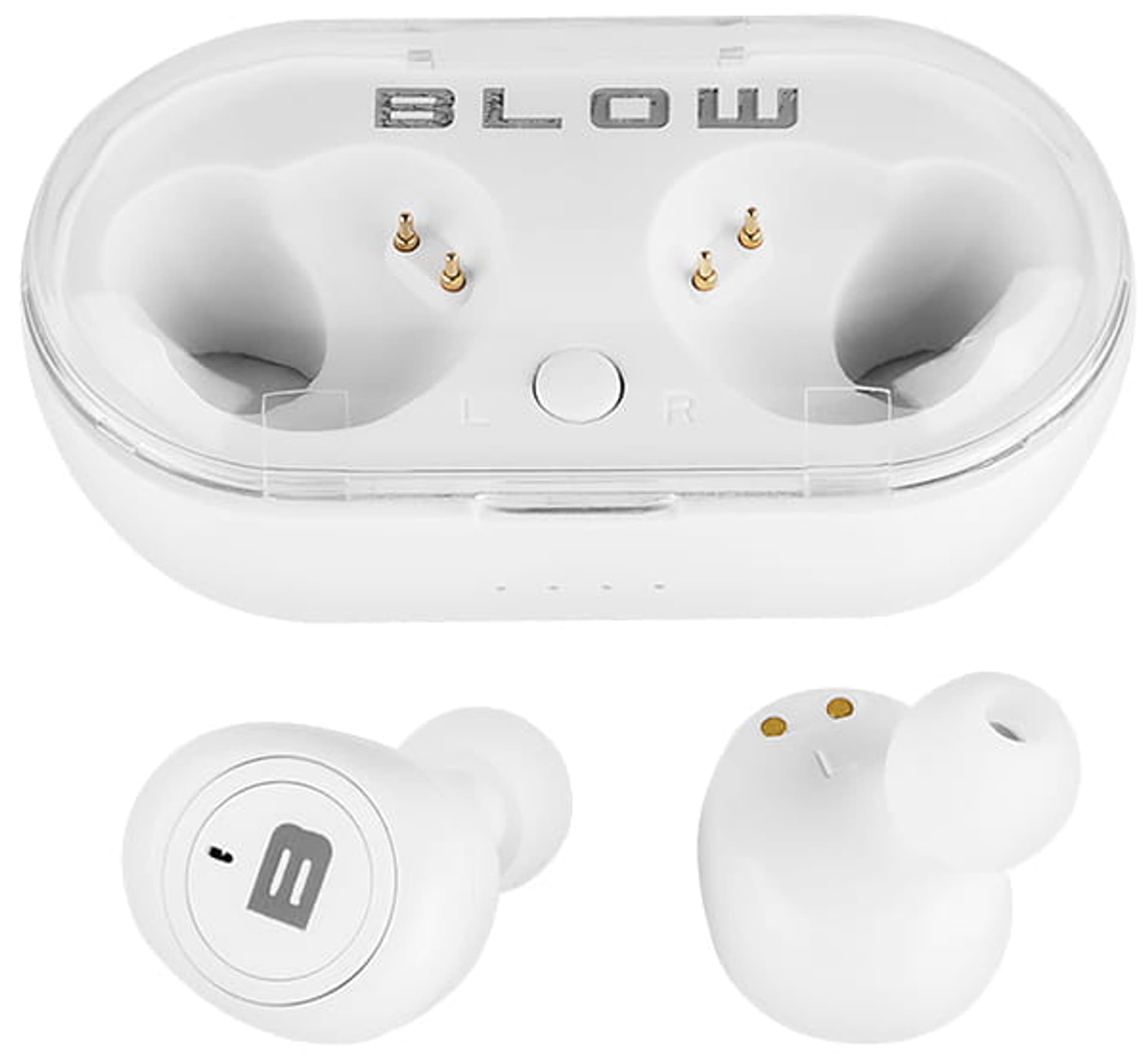 

Słuchawki bezprzewodowe Blow BTE100 białe Bluetooth