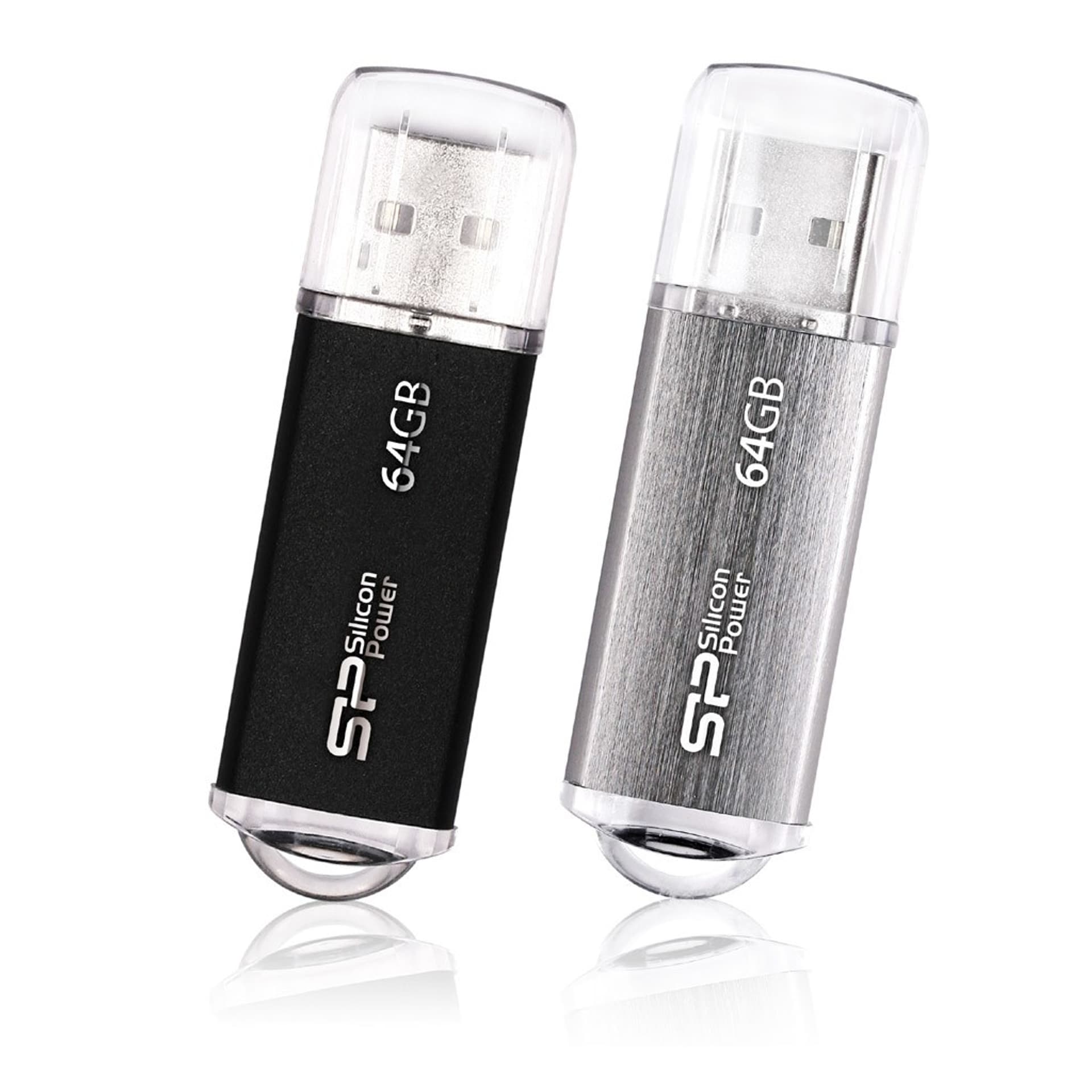 

Pendrive Silicon Power Ultima II M01 64GB USB 2.0 kolor czarny ALU (SP064GBUF2M01V1K)