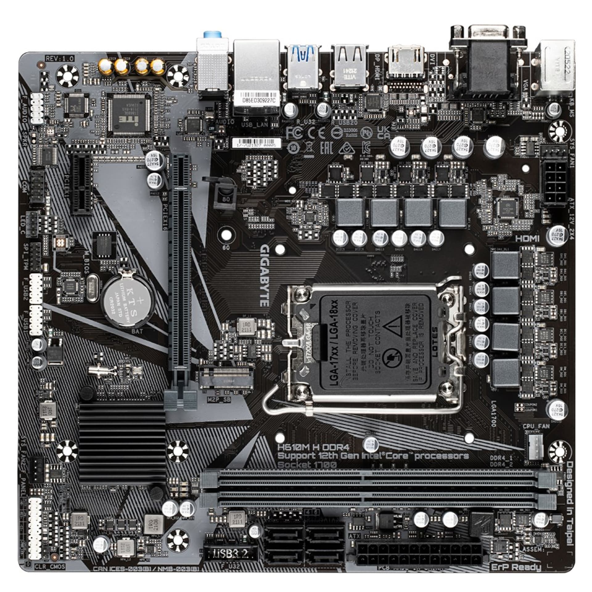 

Płyta główna Gigabyte H610M H DDR4