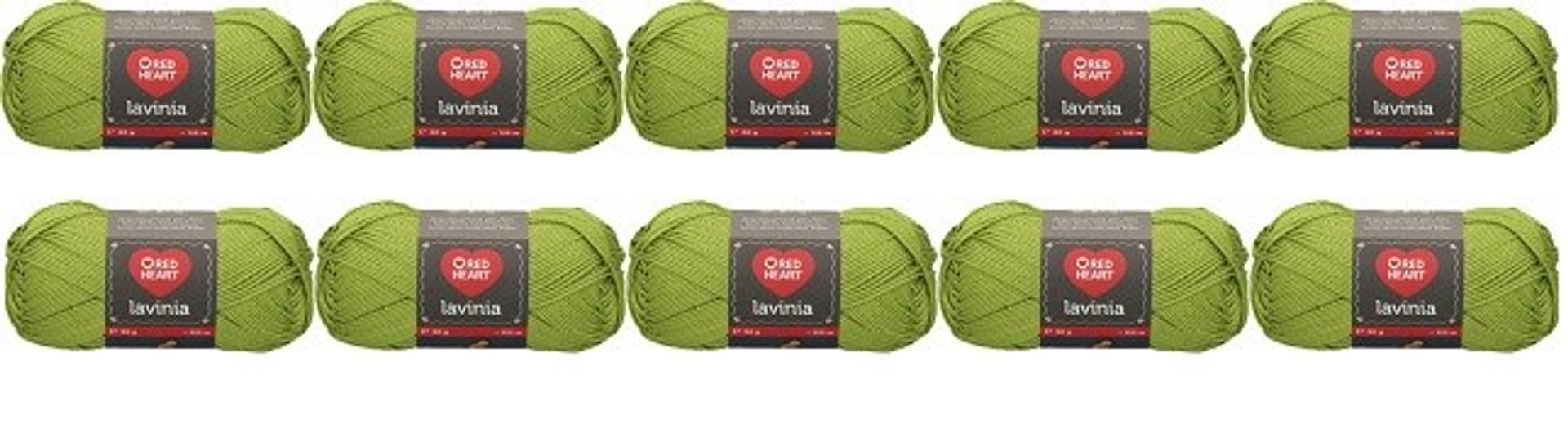 

Red Heart Lavinia 10x50g zielone jabłuszko 13