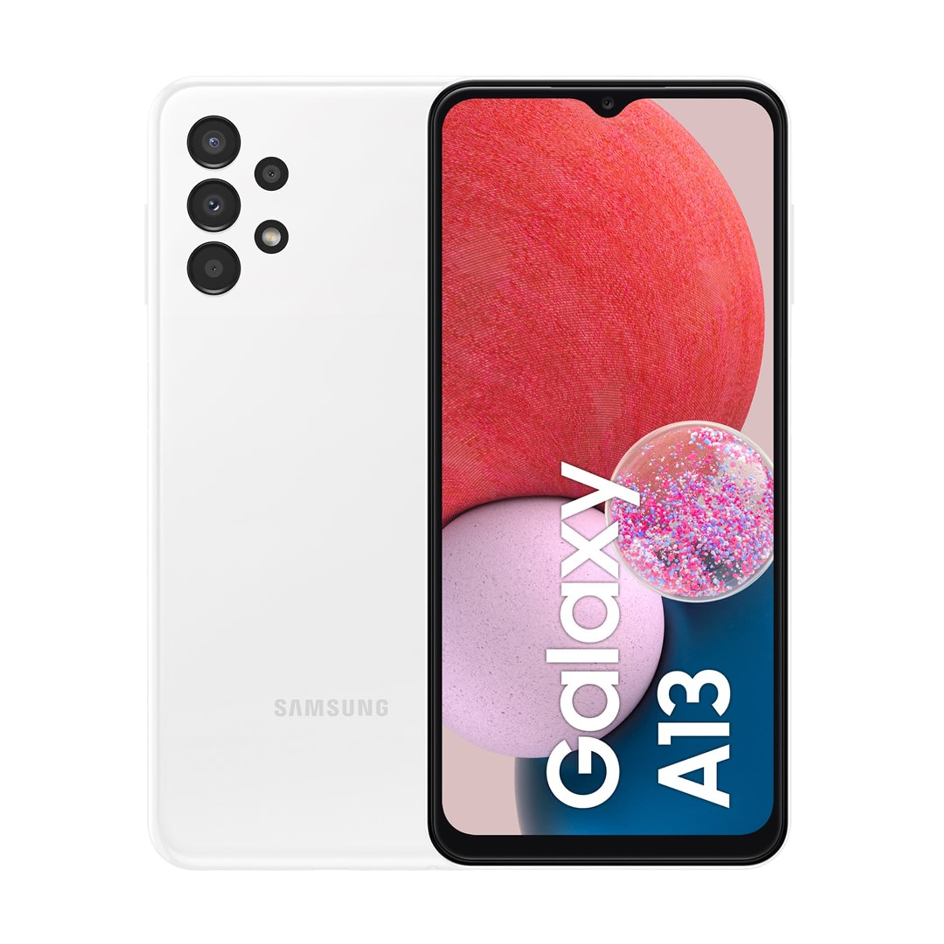 

Smartfon Samsung Galaxy A13 (A137) 4/64GB 6,6" TFT-LCD 2408x1080 5000mAh Dual SIM 4G White, A137) 4/64gb 6.6" tft-lcd 2408x1080 5000mah dual sim 4g whit