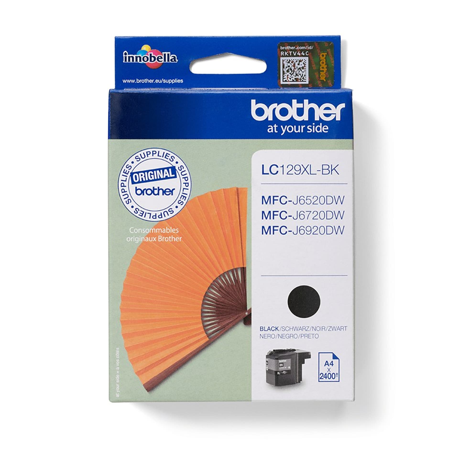 

Tusz Brother czarny LC129XLBK=LC-129XLBK, 2400 str.