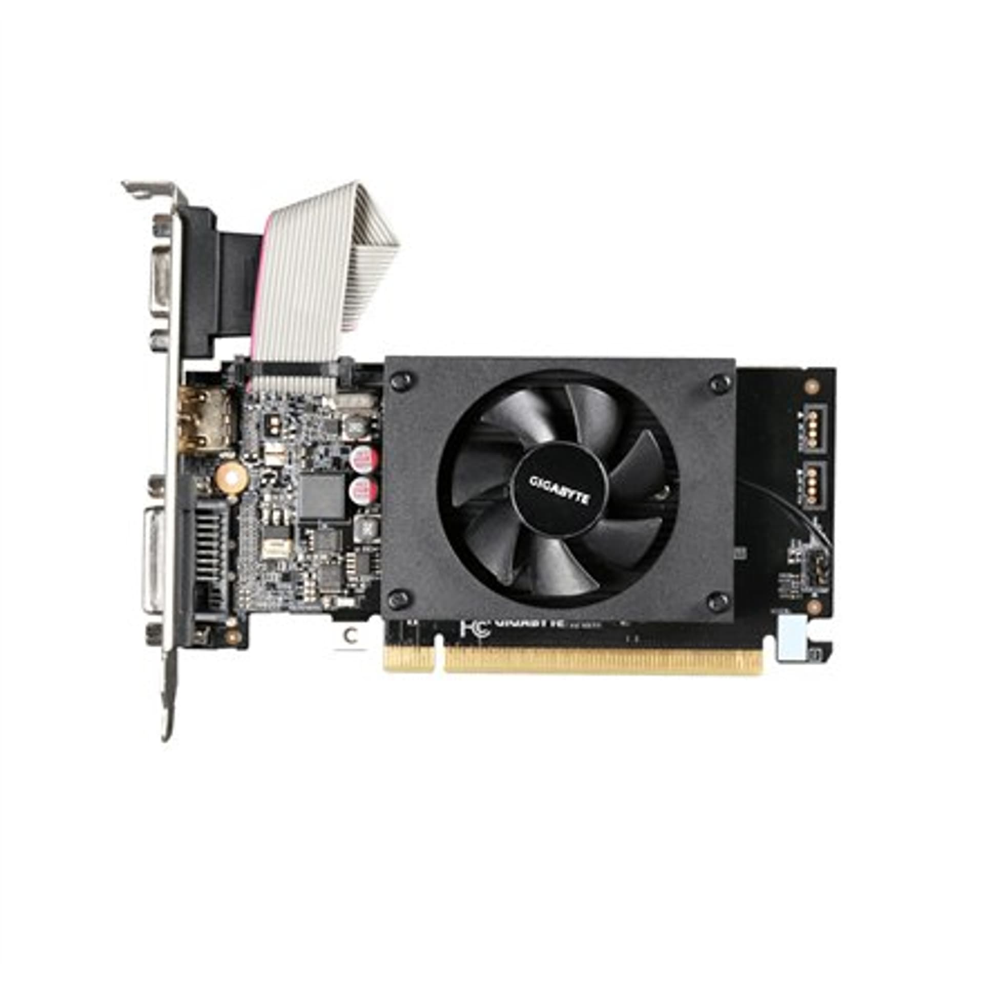 

Gigabyte GV-N710D3-2GL 2.0 NVIDIA, 2 GB, GeForce GT 710, DDR3, PCI Express 2.0, Cooling type Active, HDMI ports quantity 1, Memo