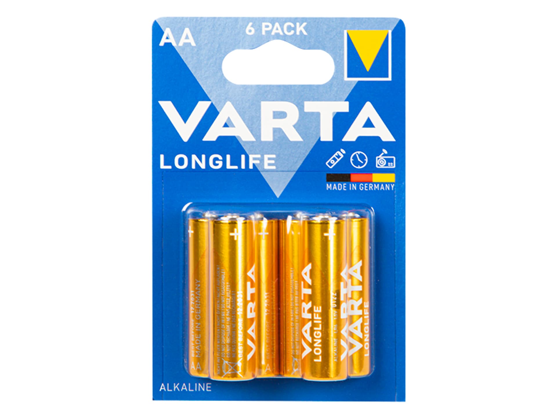 

6X BATERIE ALKALICZNE VARTA Longlife AA 1,5V LR06