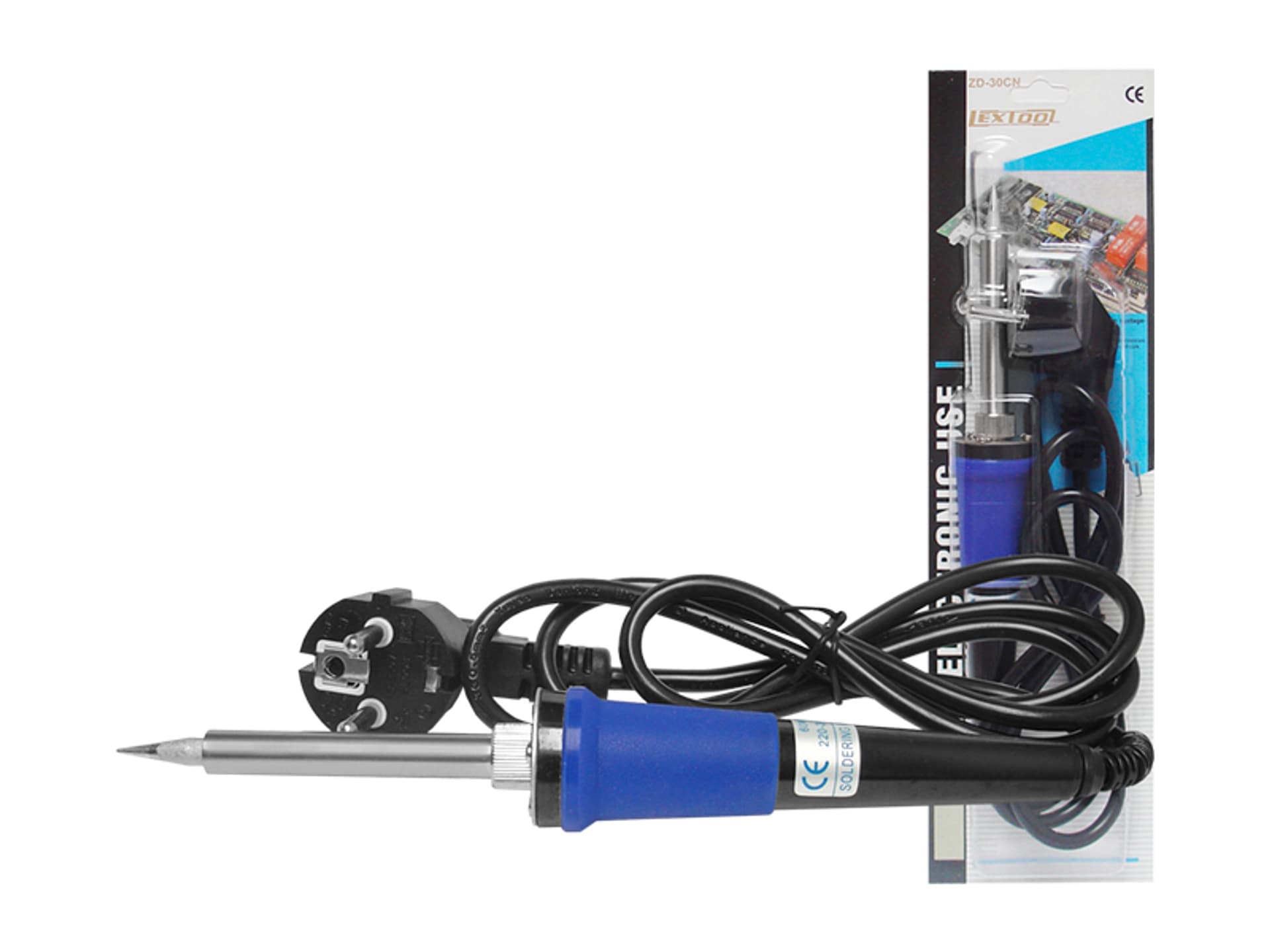 

1 szt. Lutownica 60W niebieska LEXTOOL CE + ROHS