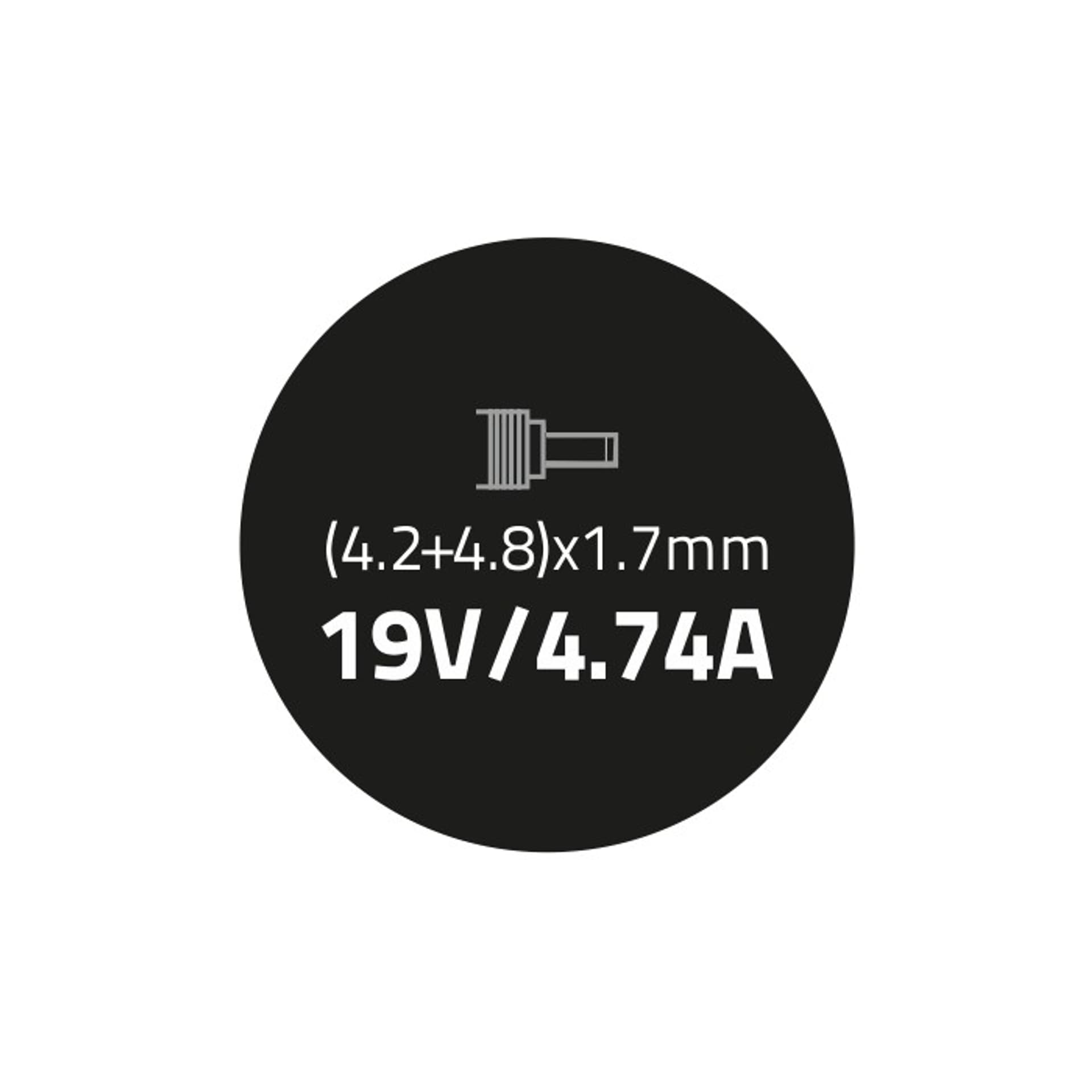 

Qoltec Zasilacz do HP Compaq 90W | 19V | 4.74A | (4.2+4.8)*1.7 | +kabel zasilający (0NC)