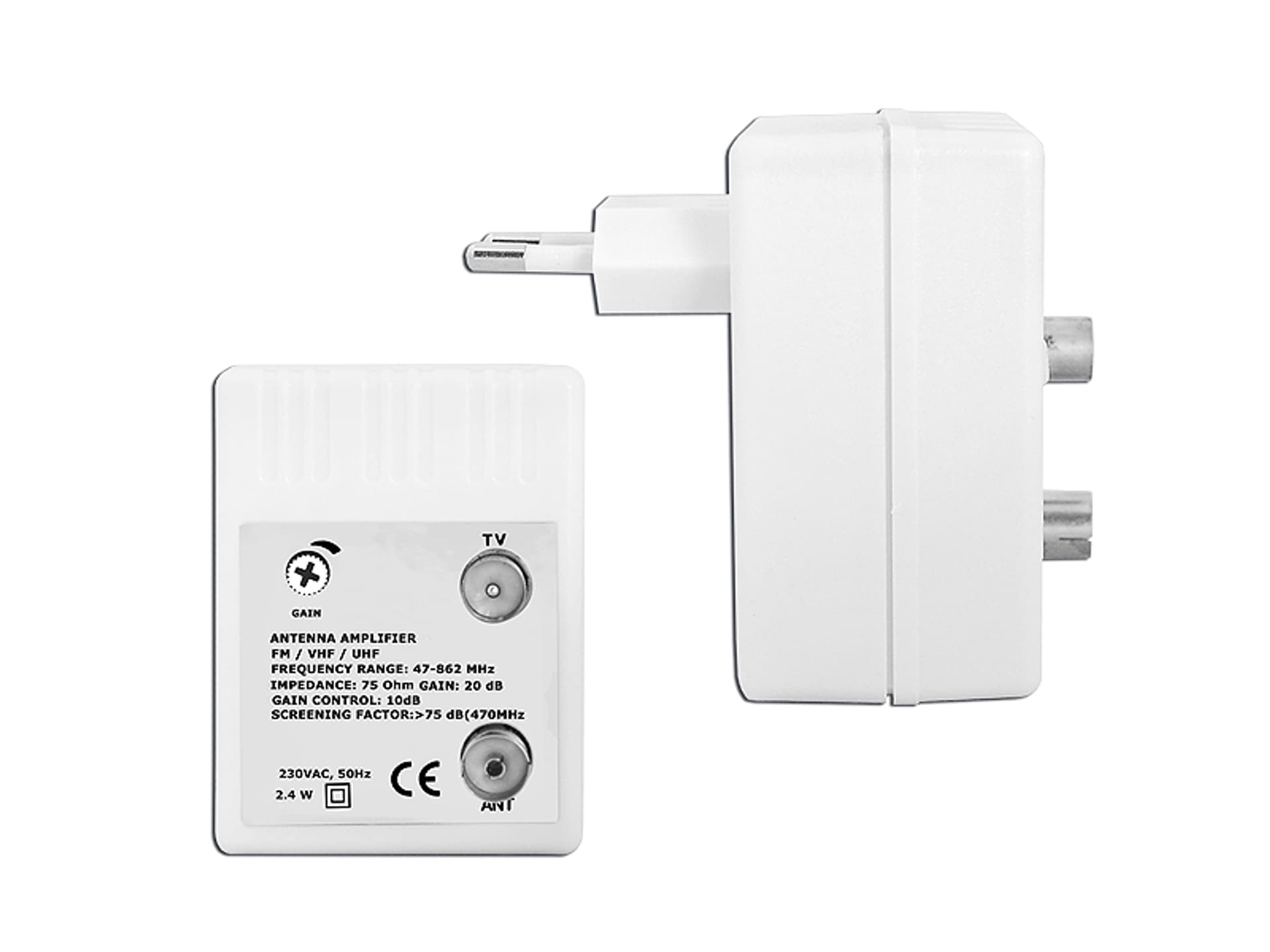 

1 szt. PS Wzmacniacz antenowy wewnętrzny 20dB
