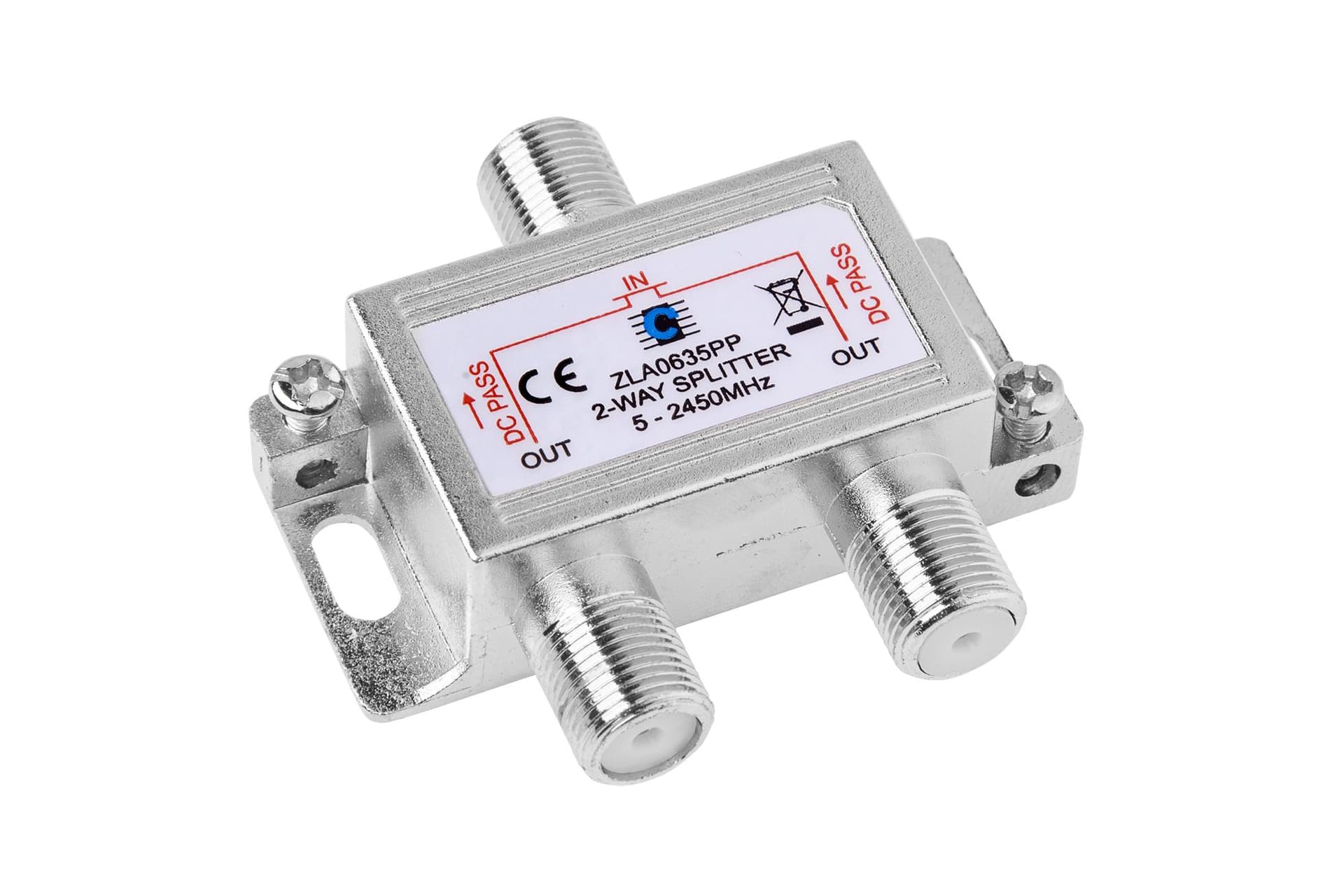 

Splitter 2way 5-2450MHz power pass