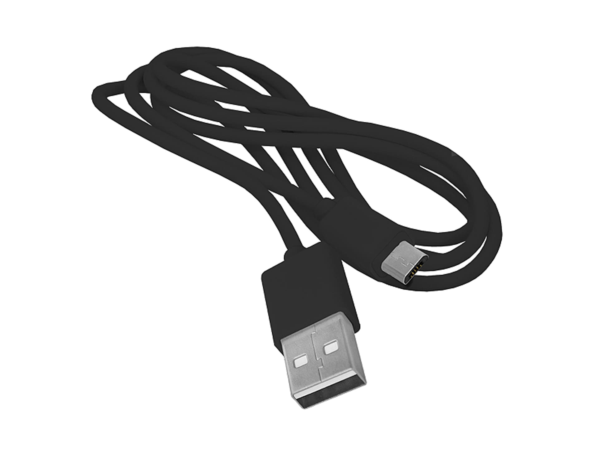 

1 szt. PS Kabel USB-micro USB 1m, czarny, HQ.