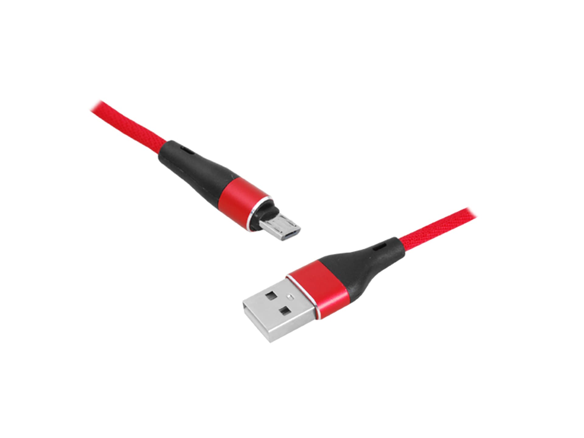 

1 szt. PS Kabel USB - microUSB, 1m, czerwony.