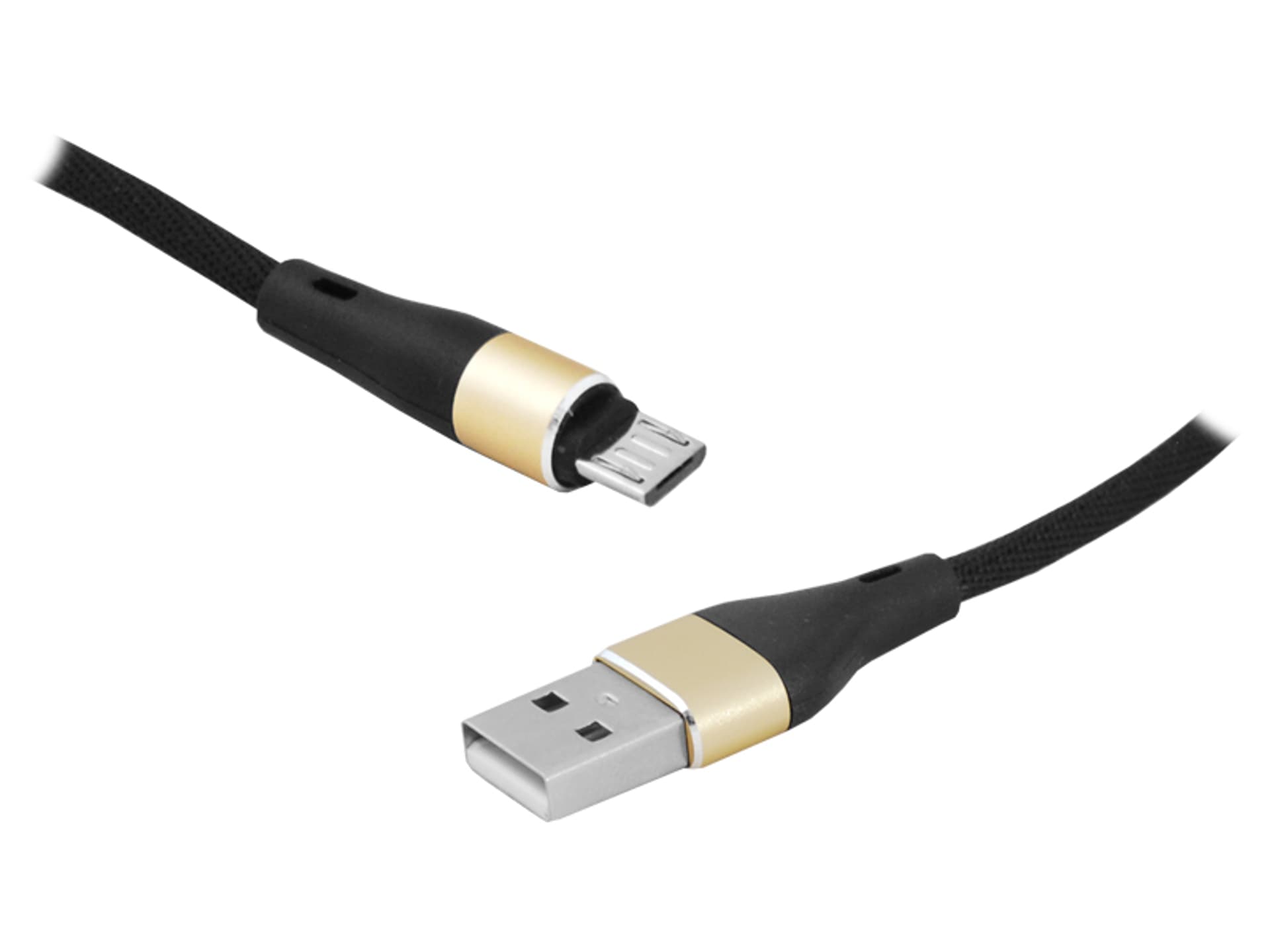 

PS Kabel USB - microUSB 2m czarny. (1LM)