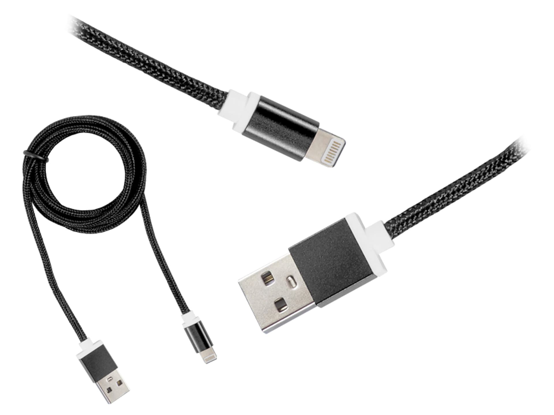 

1 szt. PS Kabel USB - iPhone 5p, 1 m, czarny.