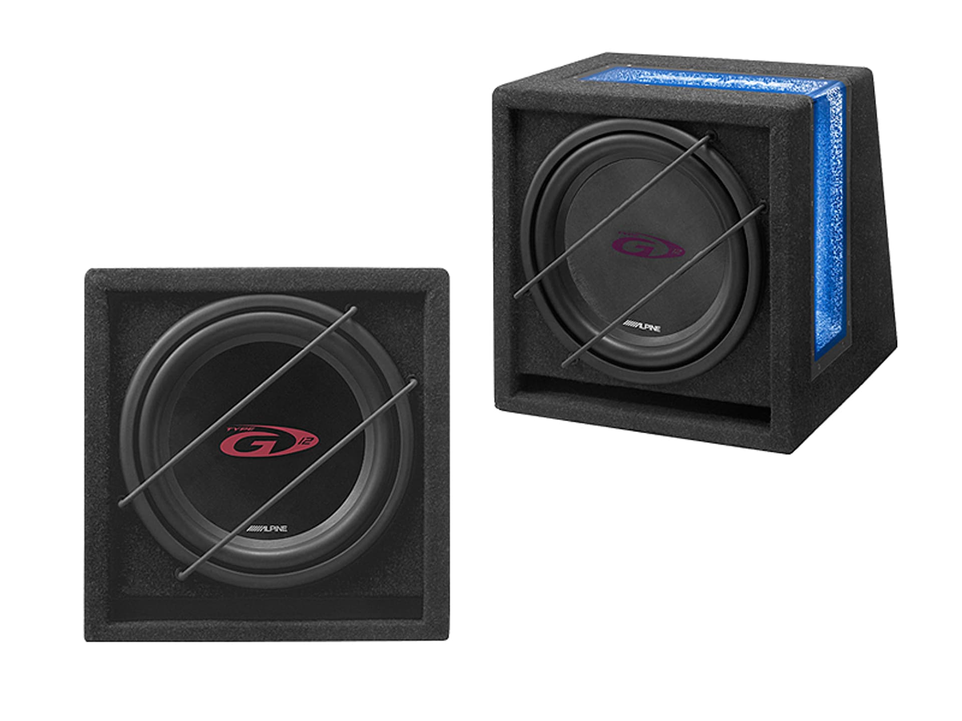 

PS ALPINE Subwoofer 30cm/12", SBG-1244BR, skrzynia BAND PASS. (1LM)