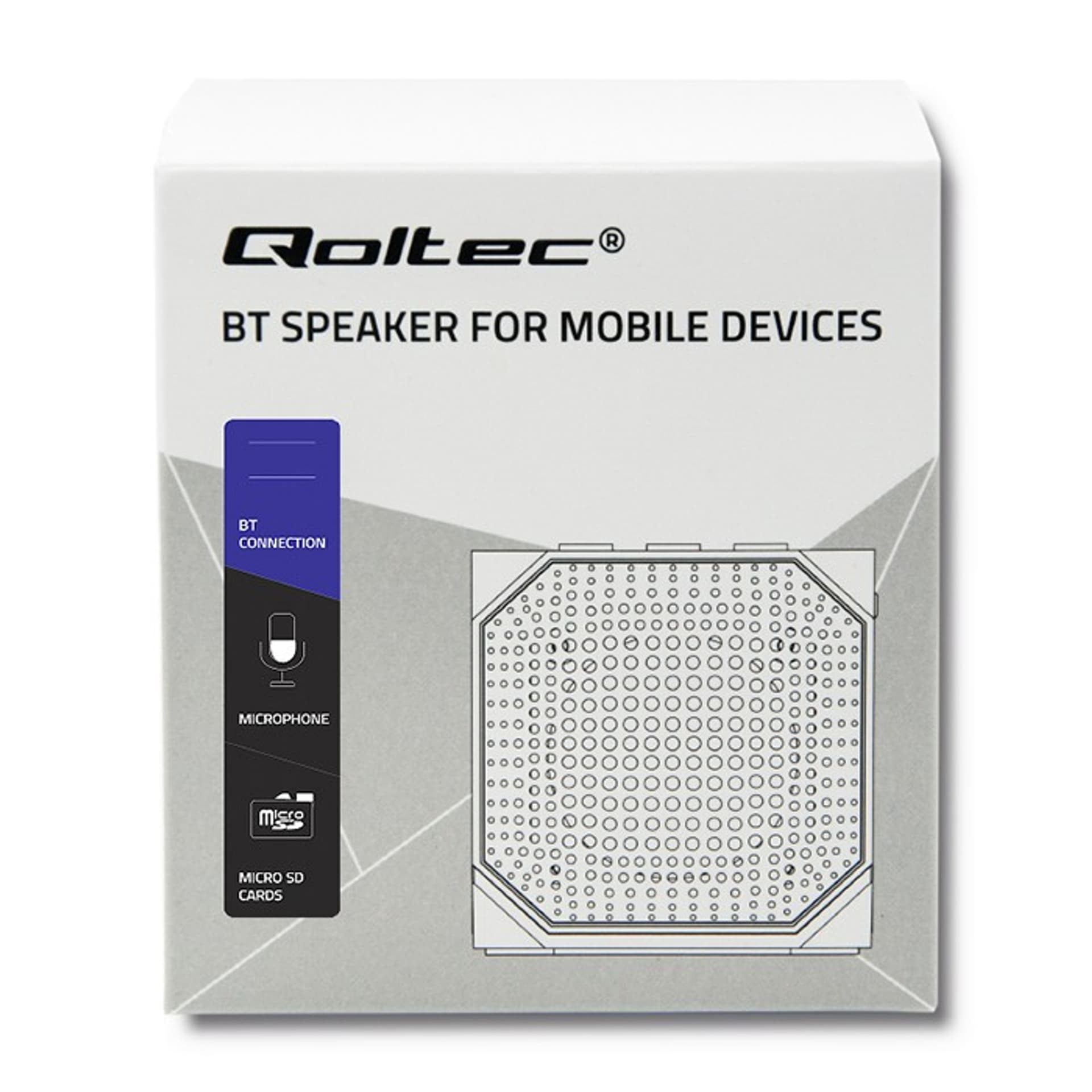 

Qoltec Przenośny głośnik Bluetooth 3W | Double speaker | czarny! (0NC)