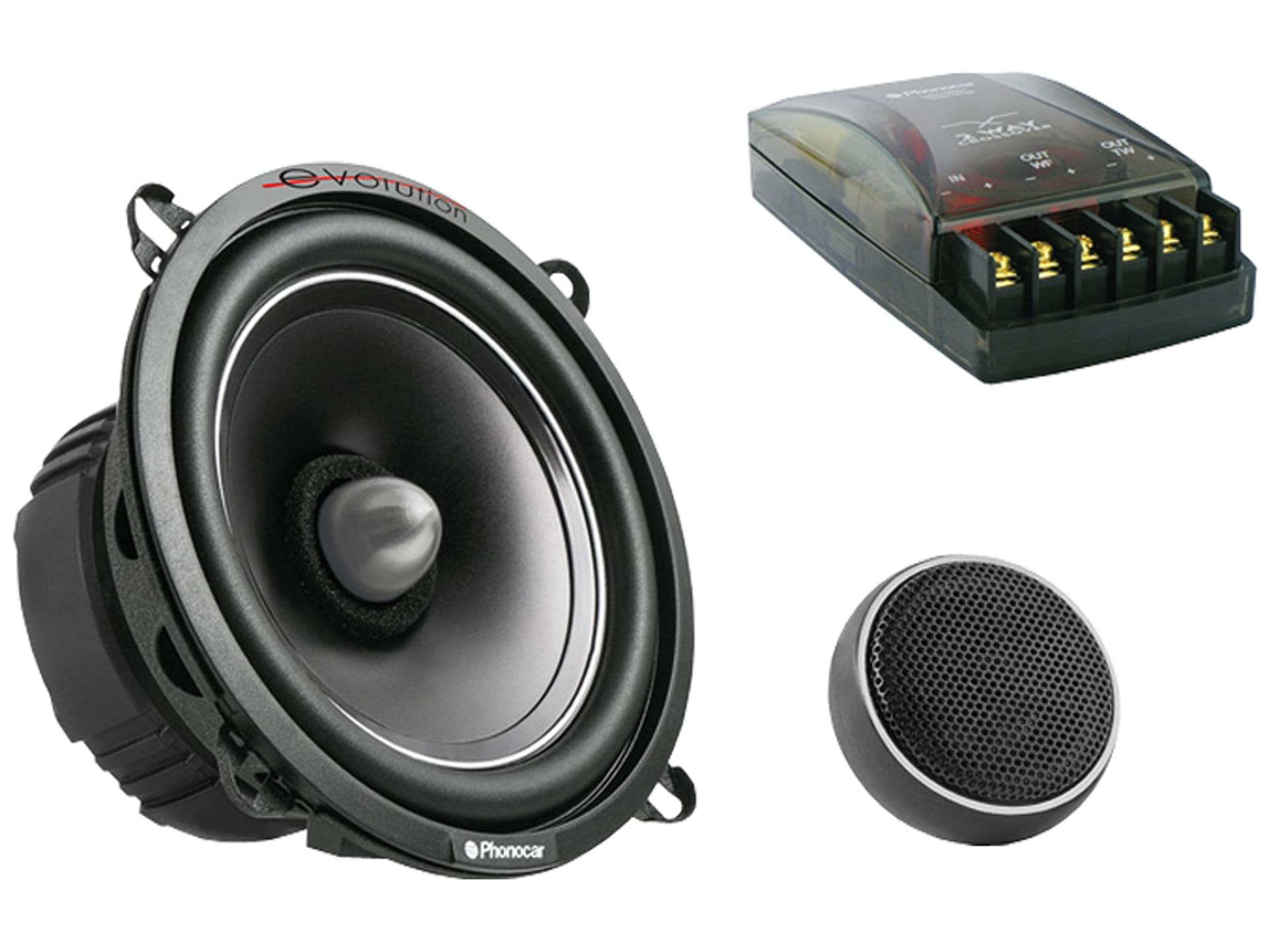 

1 kpl. PS ZESTAW GŁ. PHONOCAR 2684 130mm 100W/50W EVOLUTION-Line.