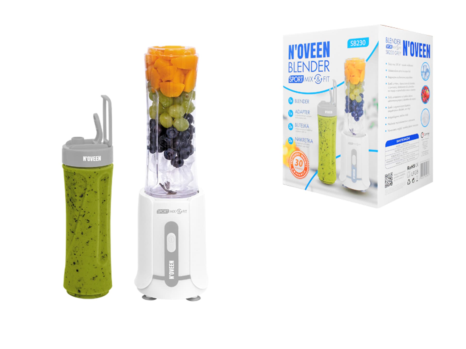 

1 szt. PS Blender NOVEEN SB230 Sport&Mix.