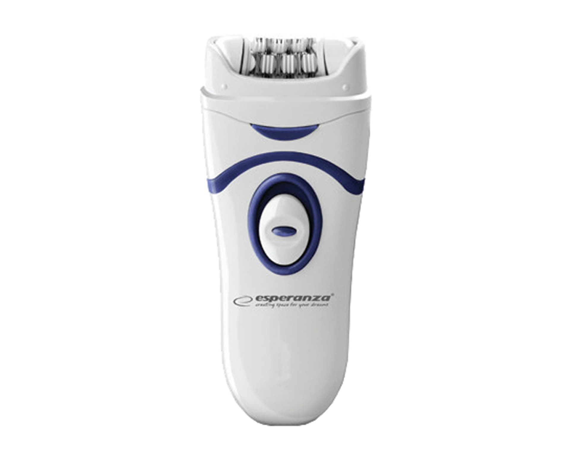 

EBD002B Depilator Copacabana biało- niebieski Esperanza