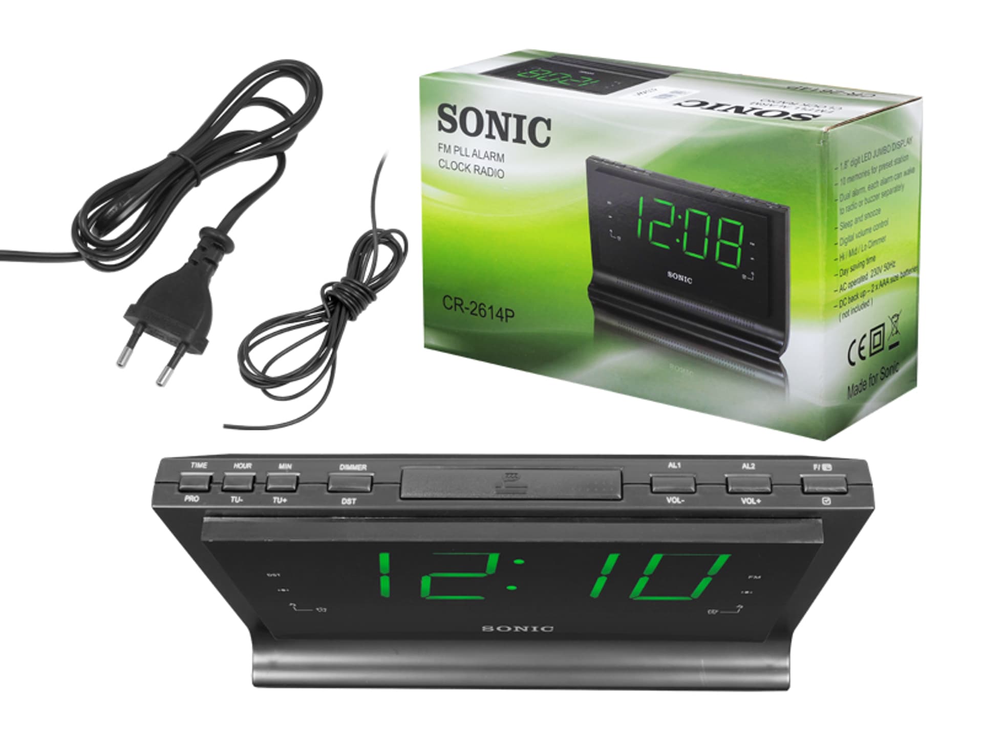 

1 szt. Radiobudzik CR-2614P.